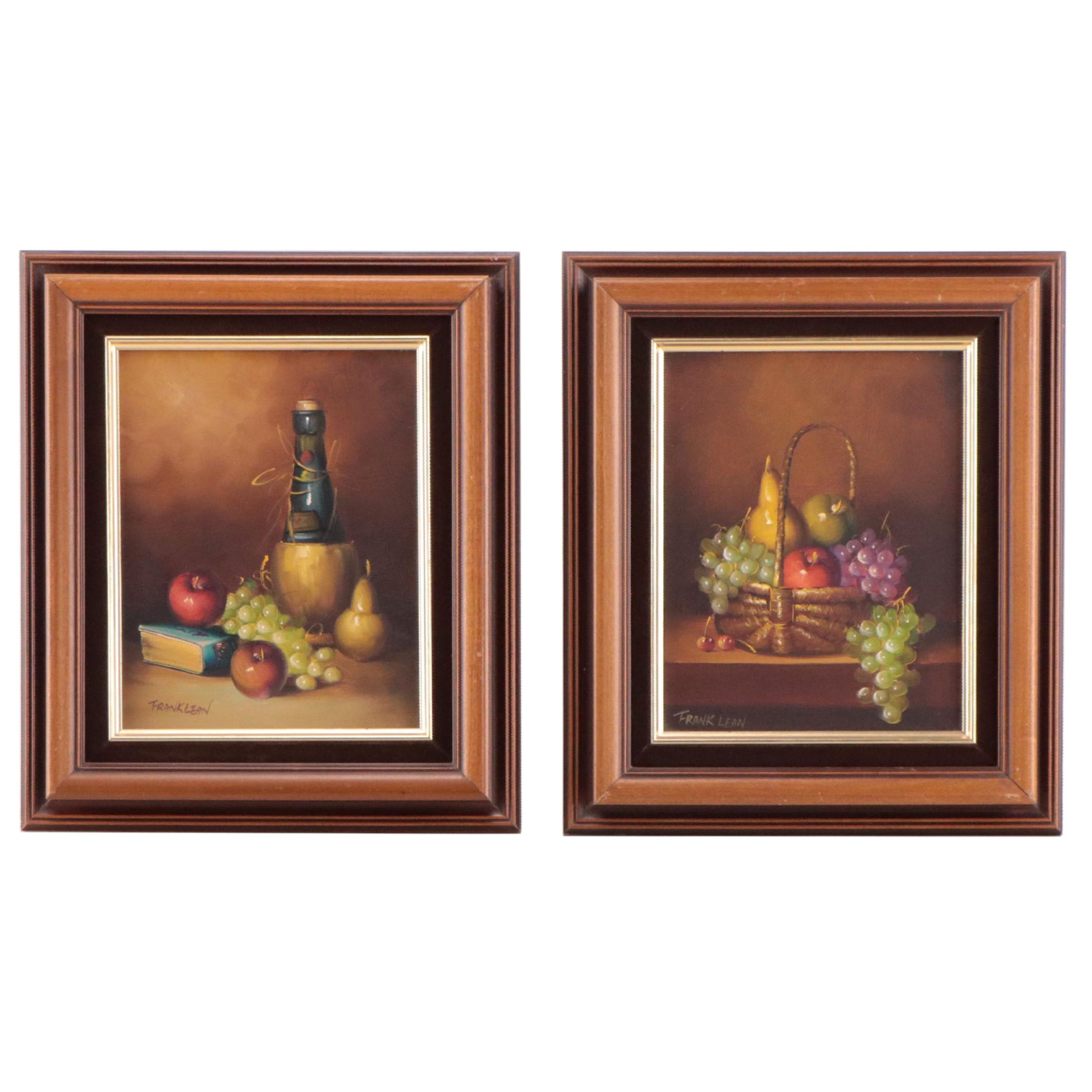 Frank Lean Still Life Oil Paintings