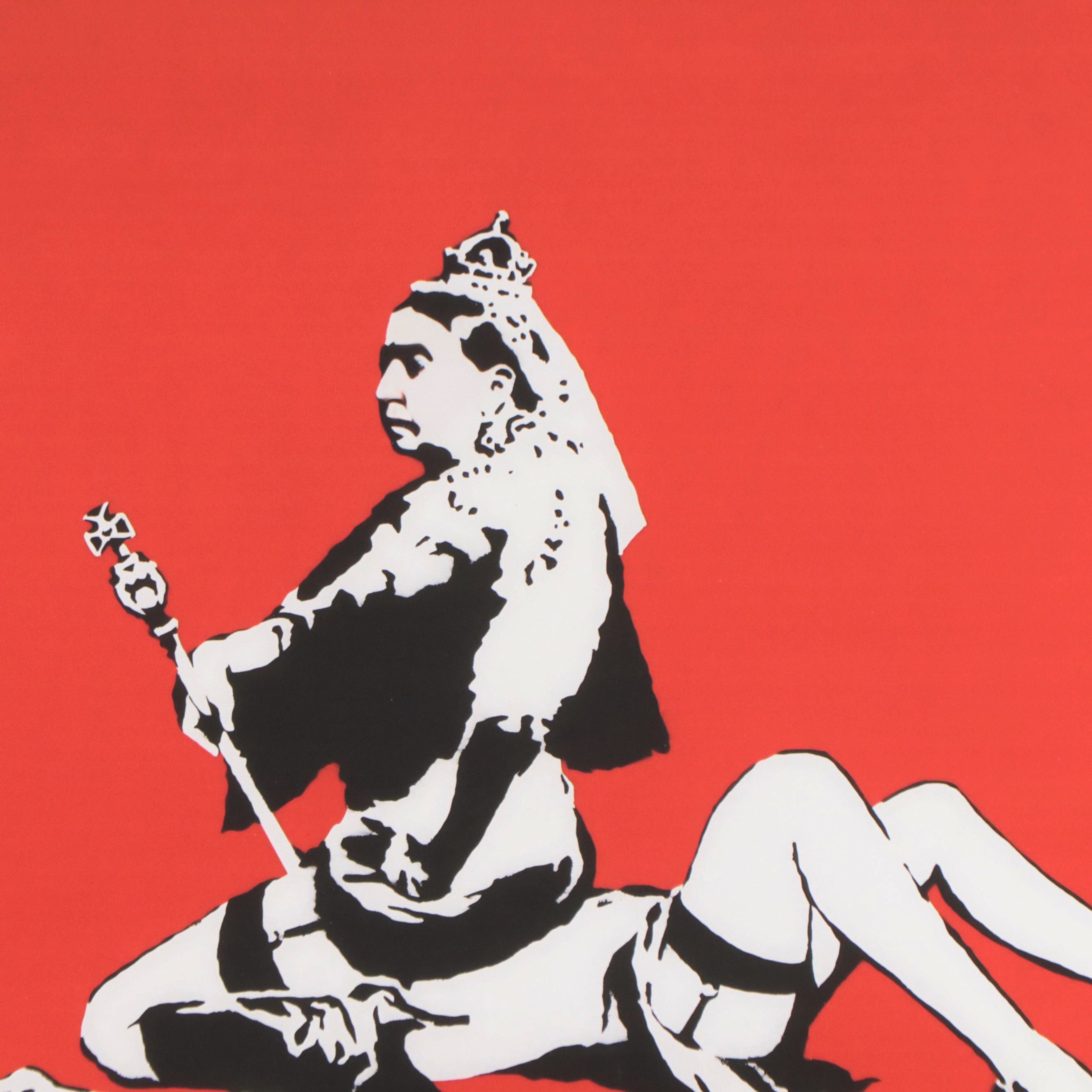 Giclée After Banksy "Queen Victoria," 21st Century