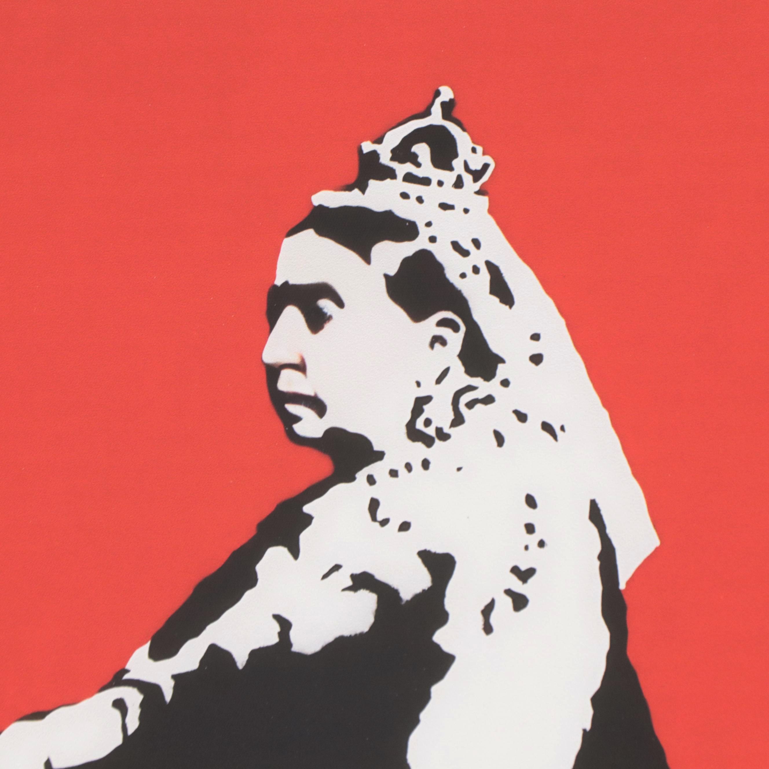 Giclée After Banksy "Queen Victoria," 21st Century