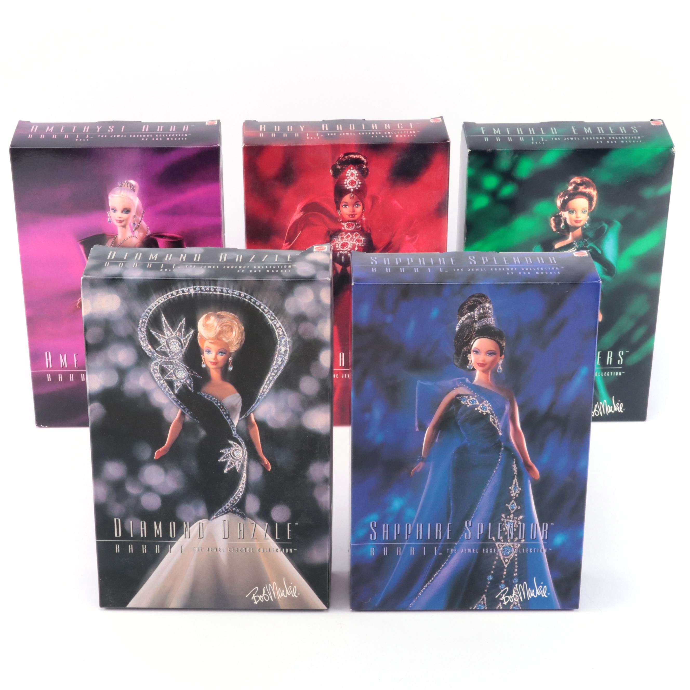 Bob Mackie for Mattel Barbie "Amethyst Aura," "Ruby Radiance," and More