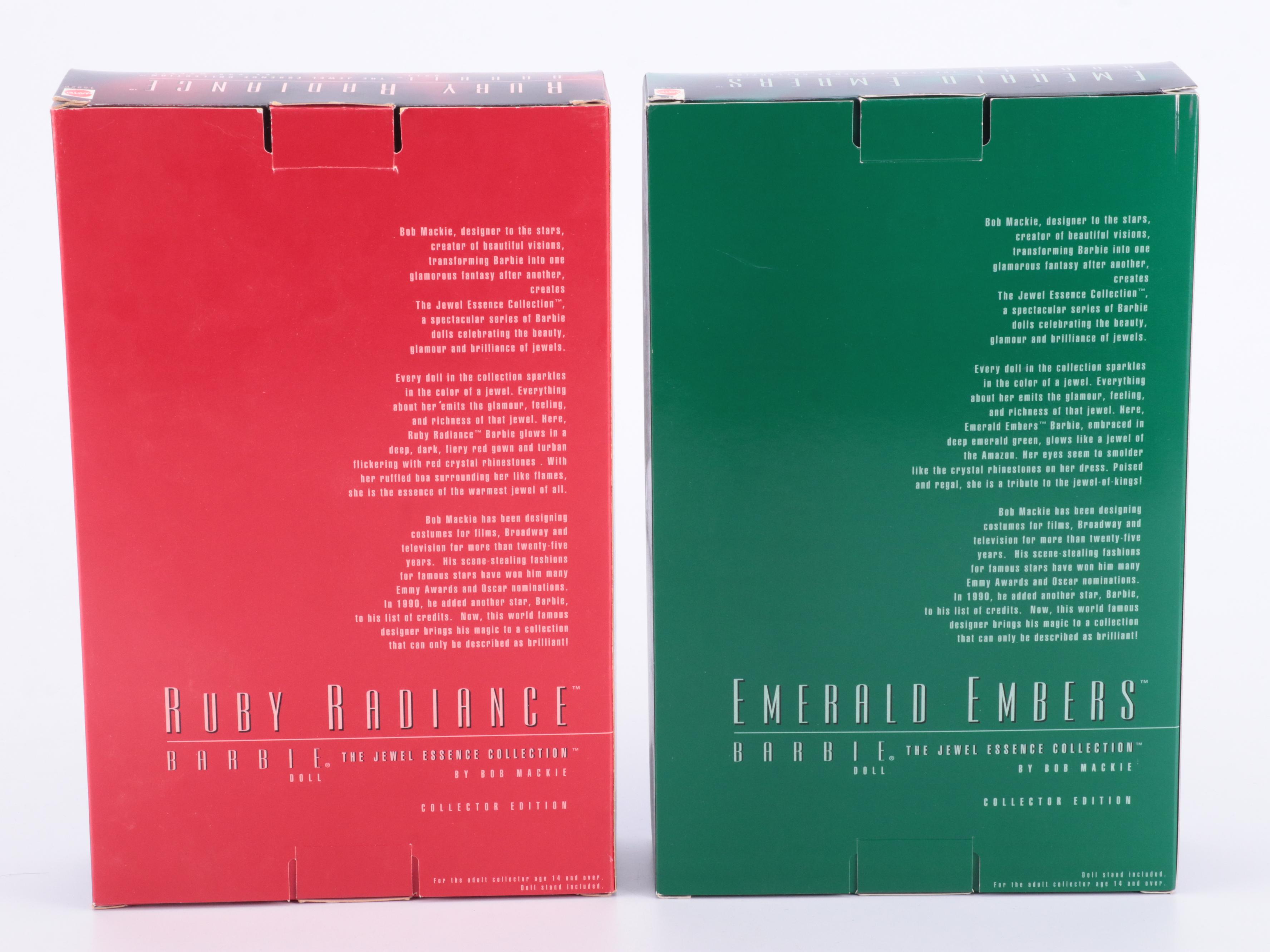 Bob Mackie for Mattel Barbie "Amethyst Aura," "Ruby Radiance," and More