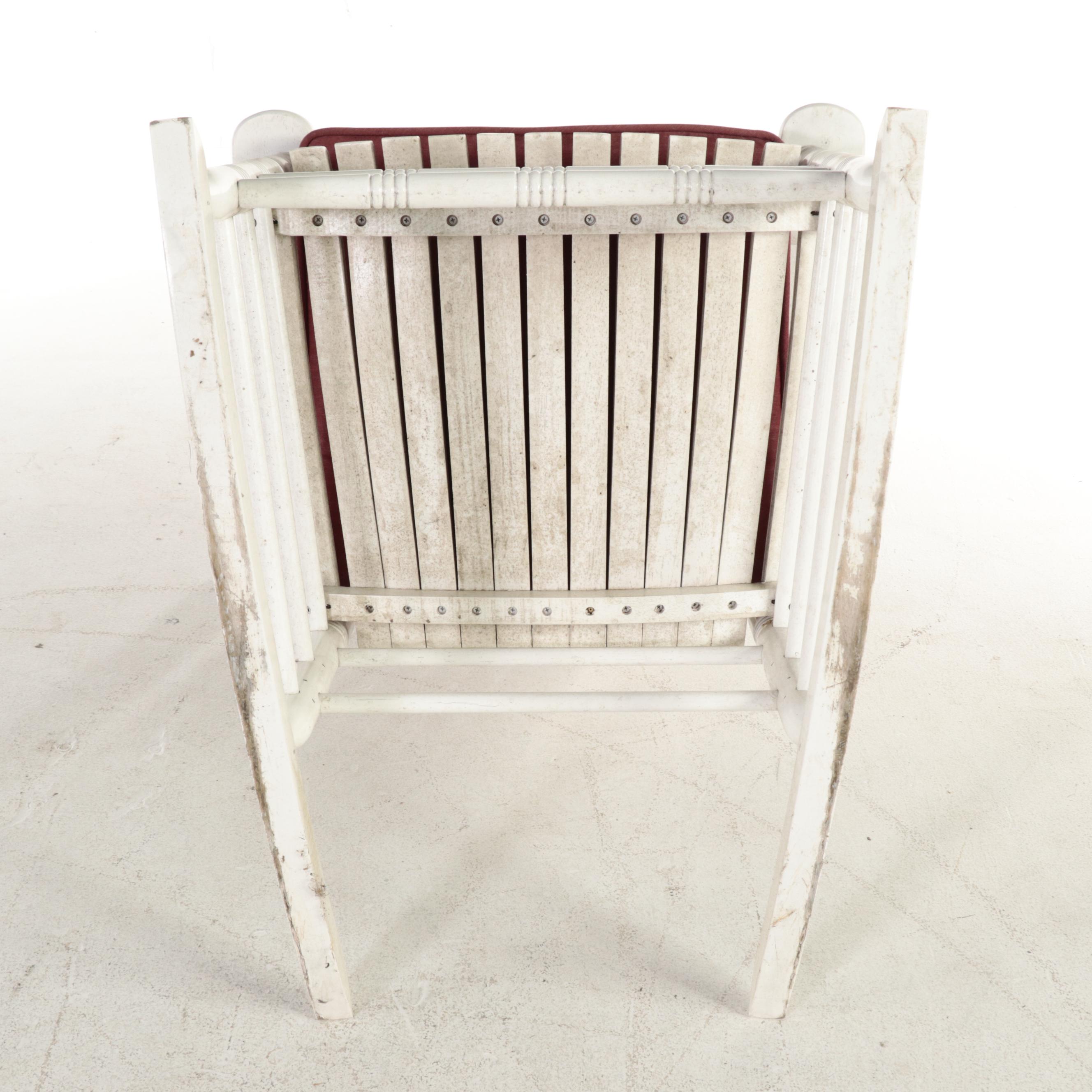 Pair of Cracker Barrel WhitePainted Rockers EBTH