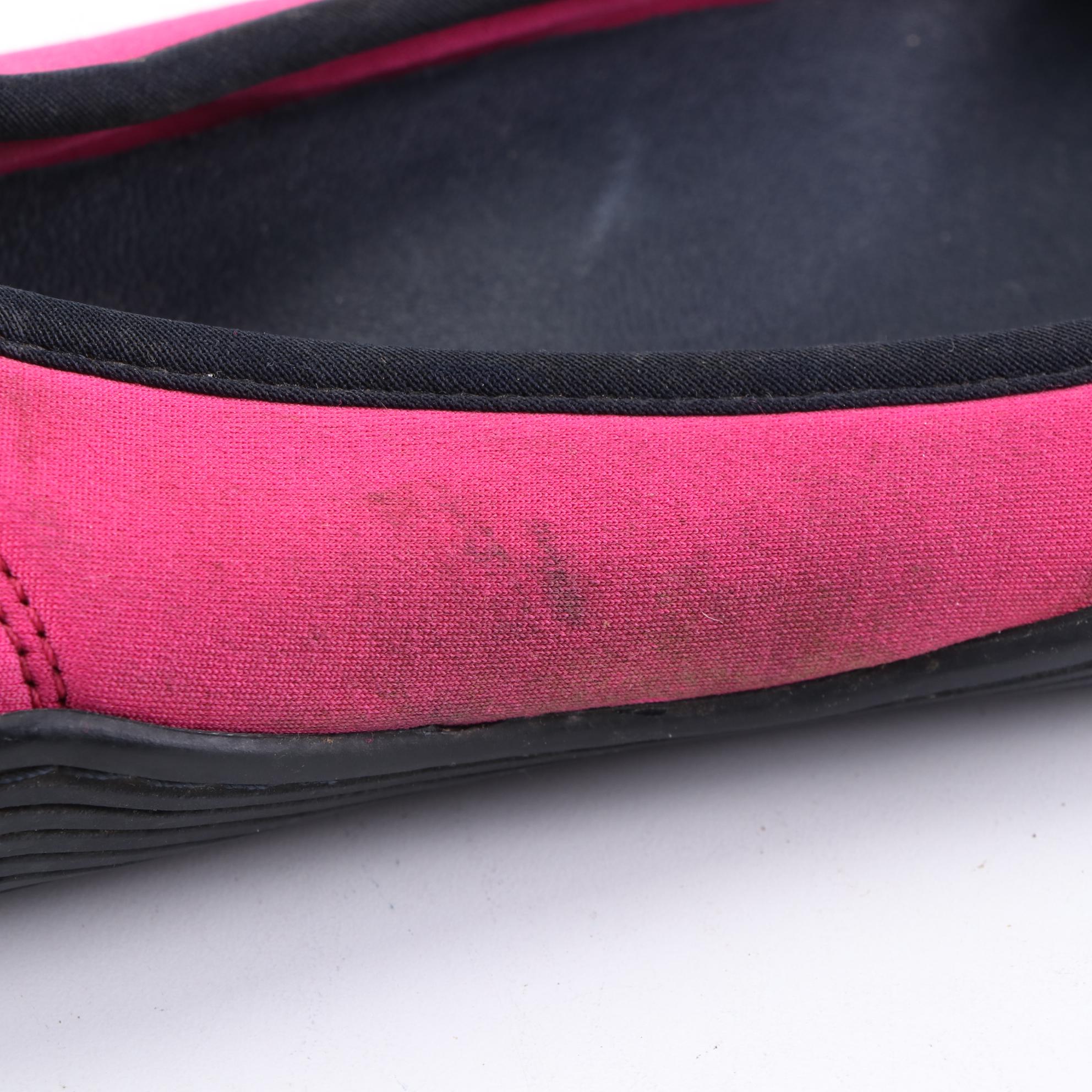 Tory Burch Colorblock Ballet Flats in Nylon and Patent Leather