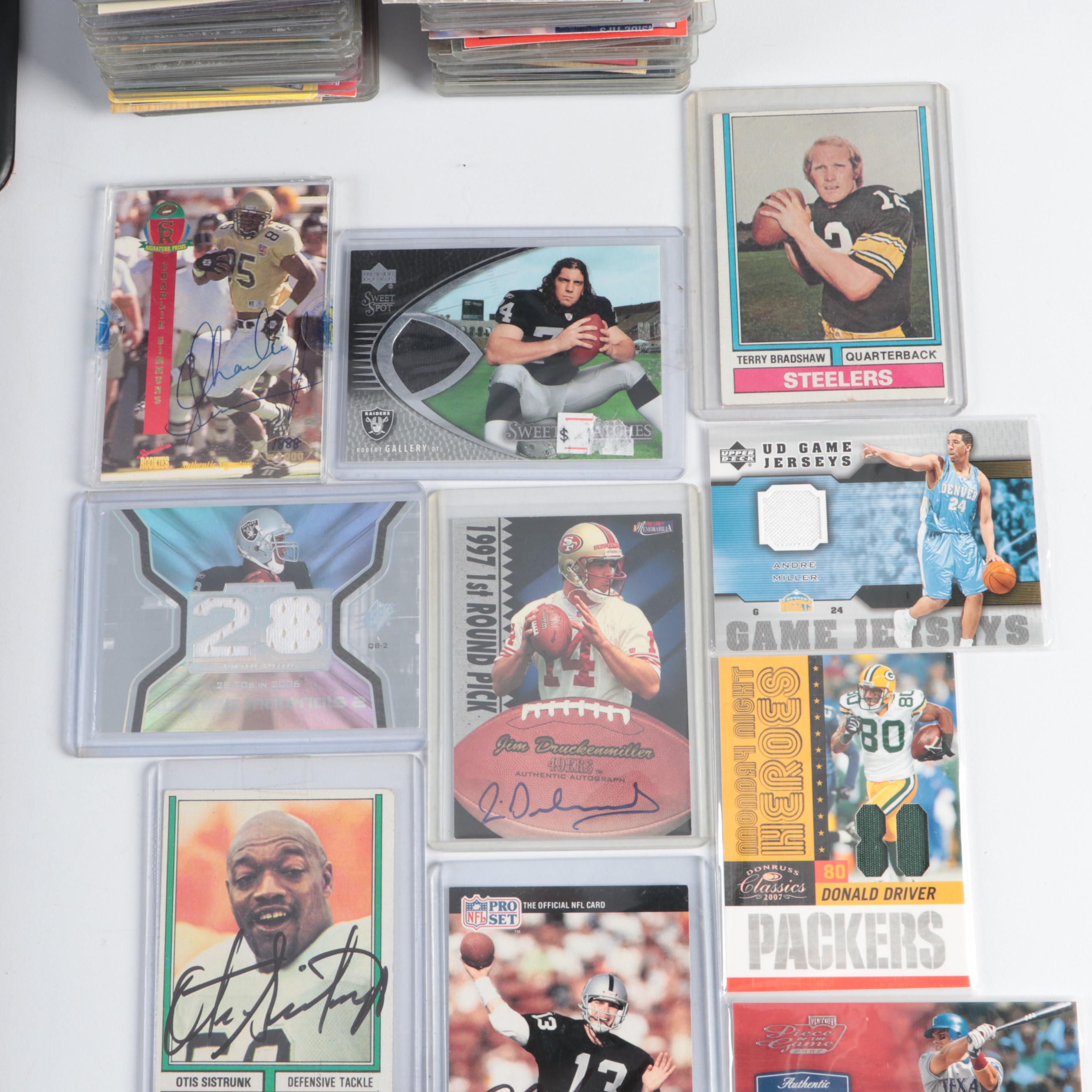Topps with Other Sports Cards Featuring John Elway and Otis Sistrunk