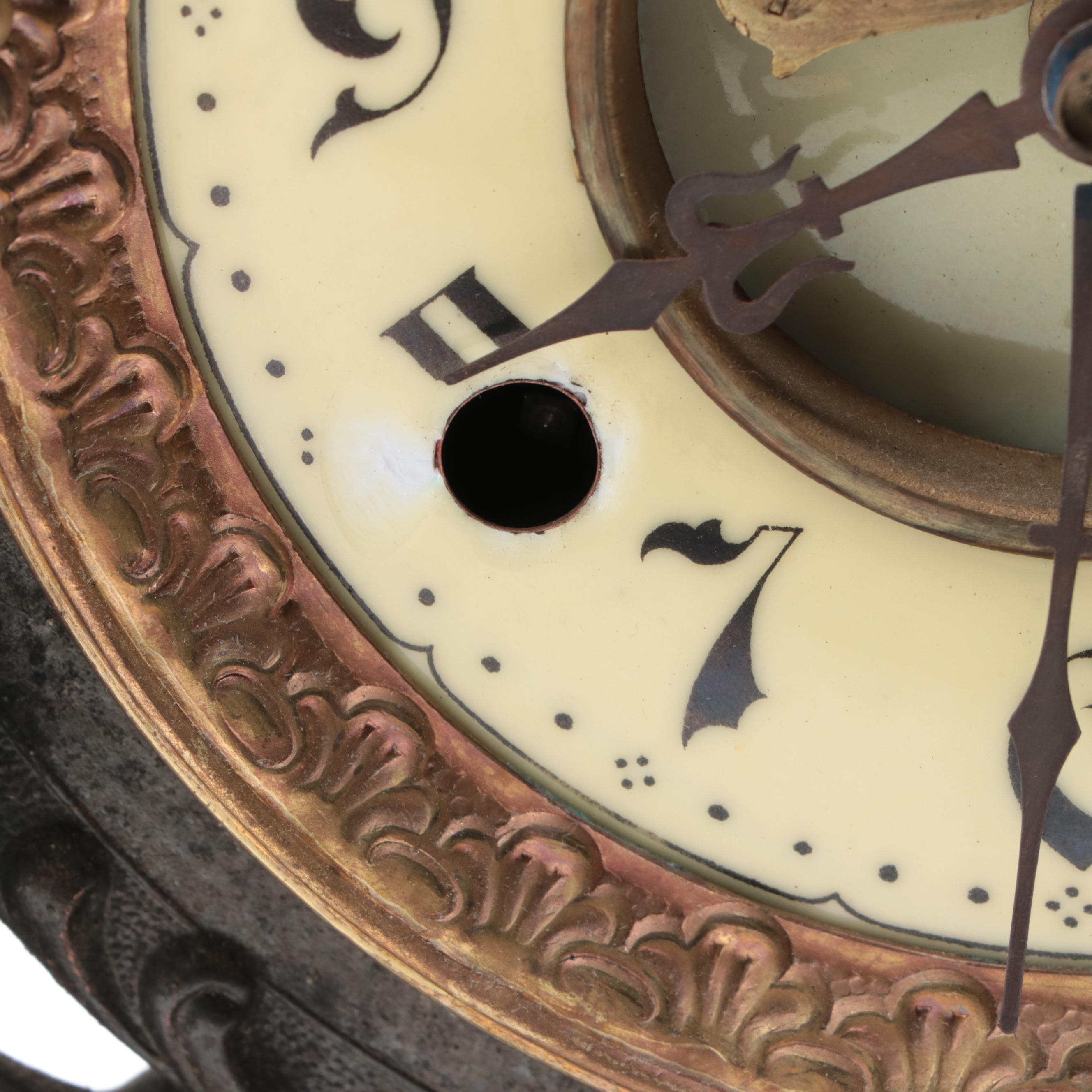 New Haven Clock Co. Ivanhoe Figurial Mantel Clock, Late 19th/ Early 20th C.