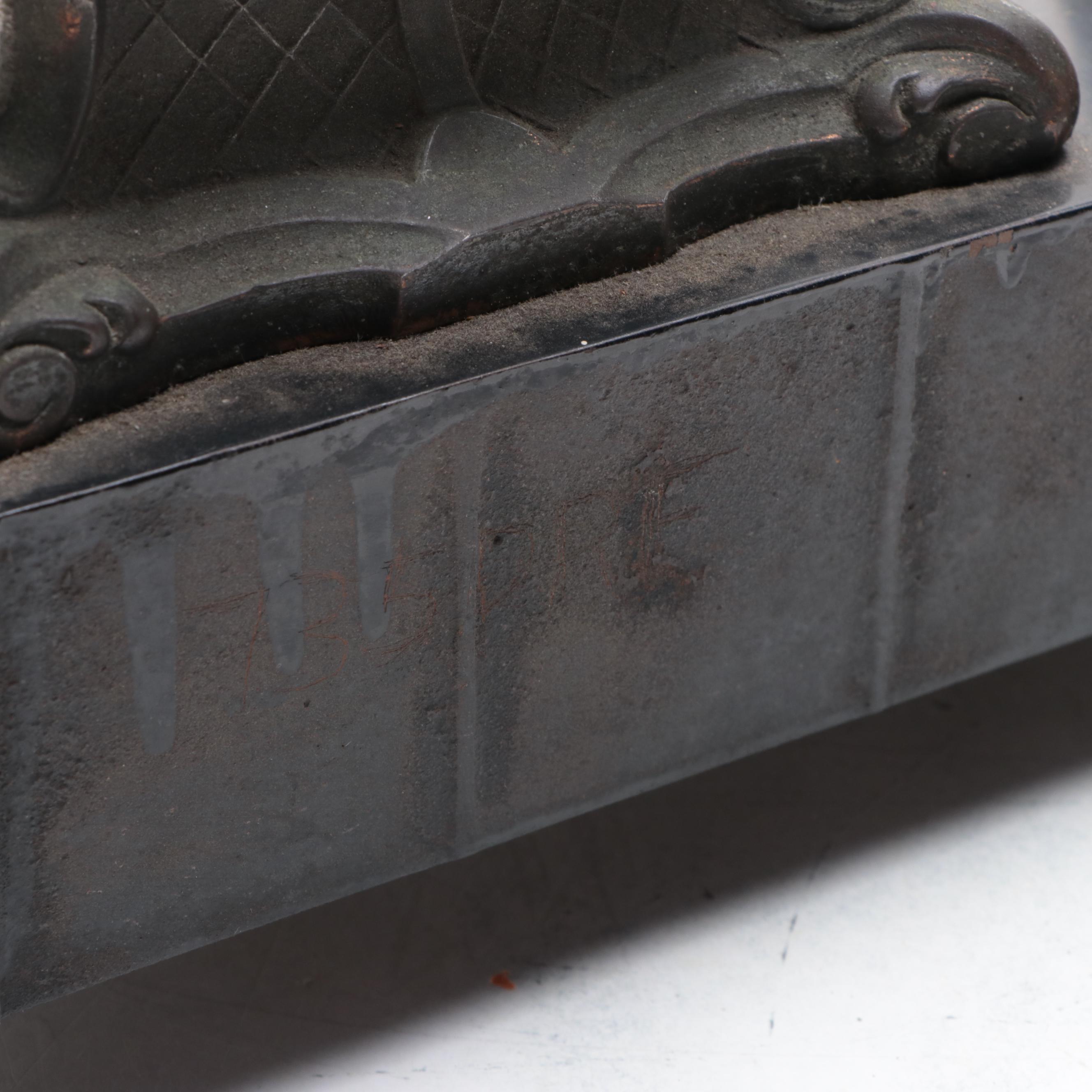 New Haven Clock Co. Ivanhoe Figurial Mantel Clock, Late 19th/ Early 20th C.