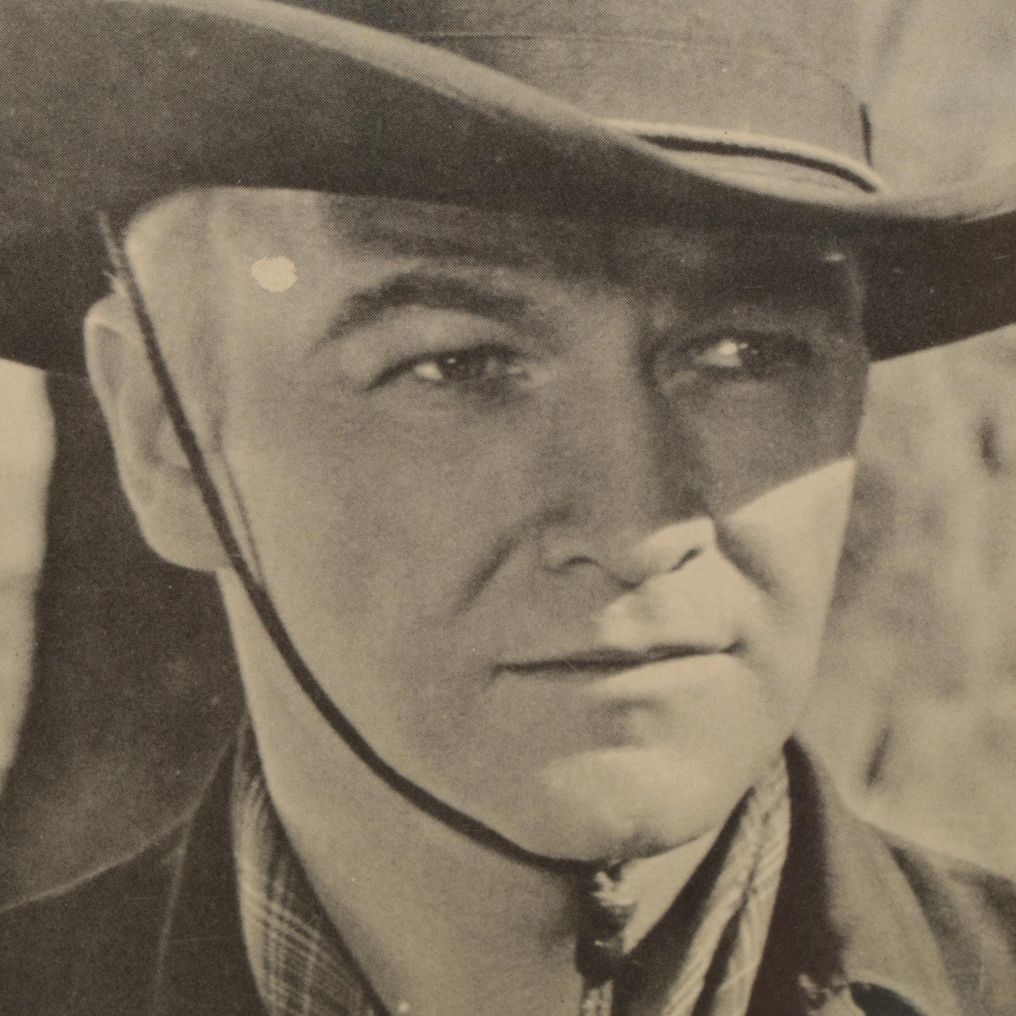 Western Collotype Film Posters and Halftone Actor Headshots, Mid-20th Century