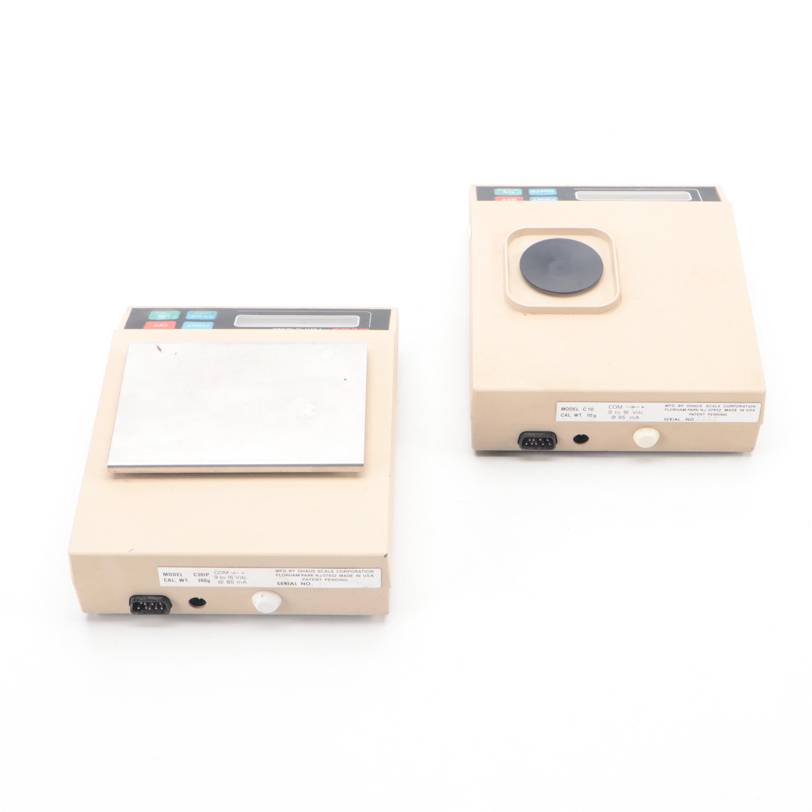 Ohaus Scale Corporation Port-O-Gram Scales with LR Ultrasonic Cleaners