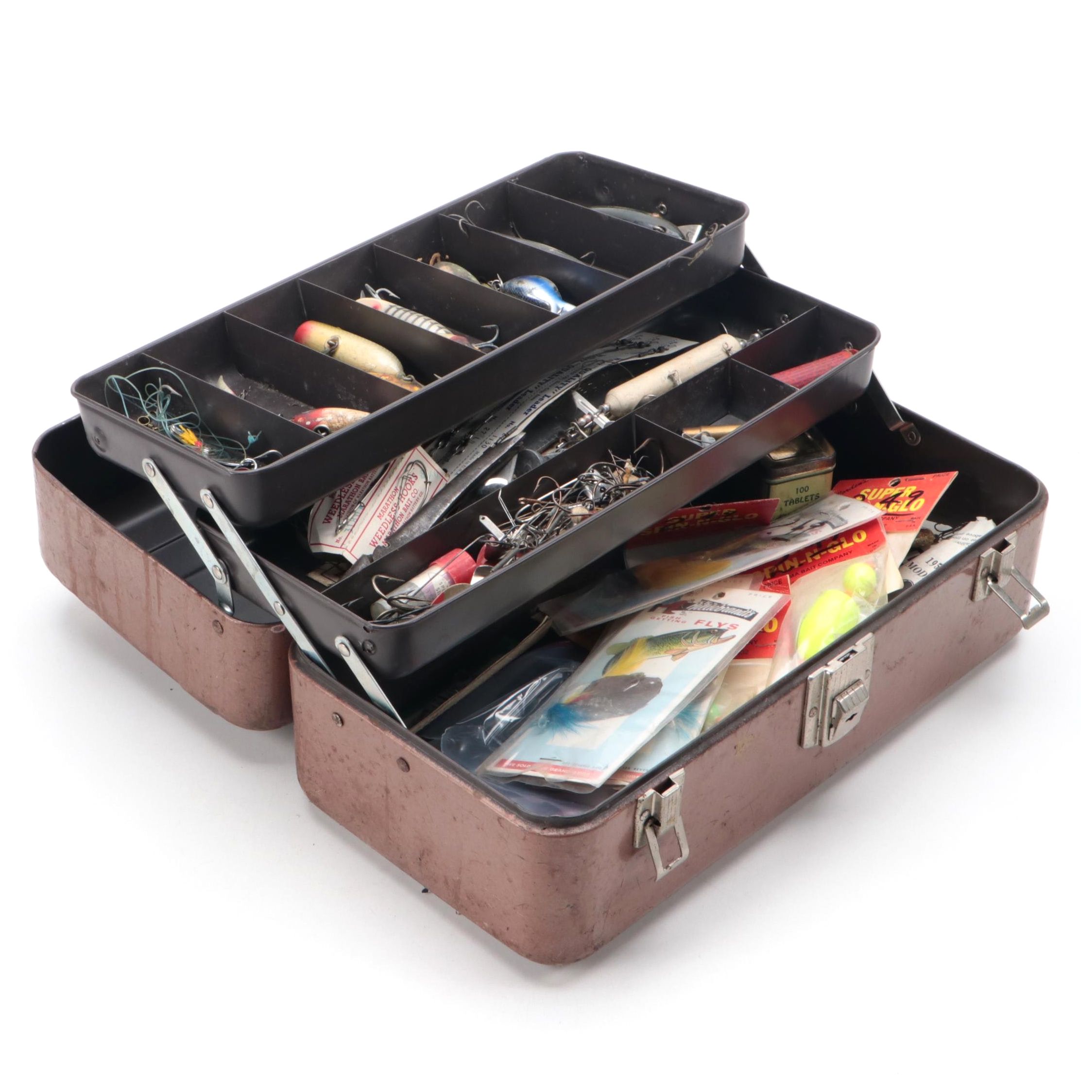 Tackle Box and Fishing Lure Collection