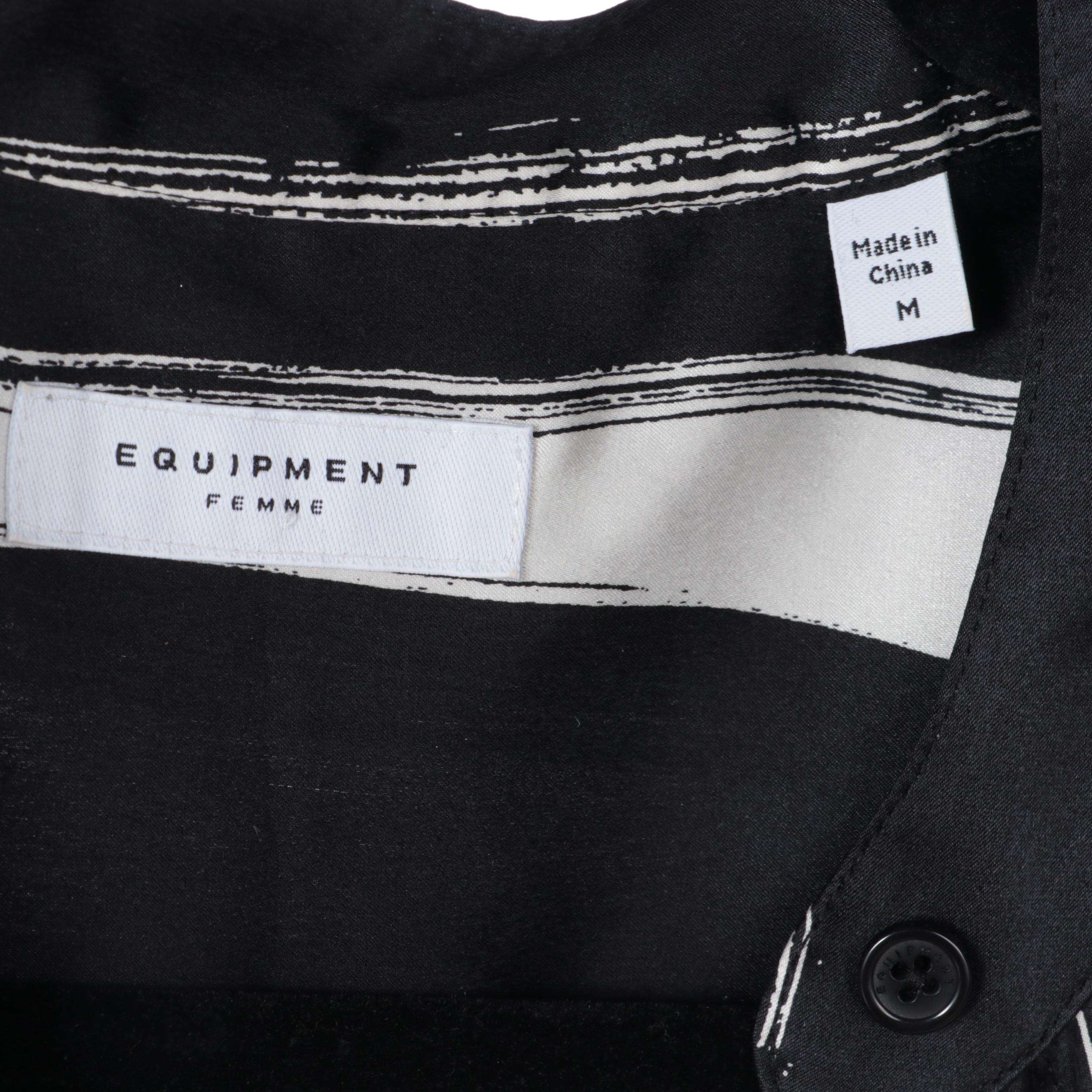 Ecru Suede Jacket and Lambskin Top with Marcella, Equipment Tops and