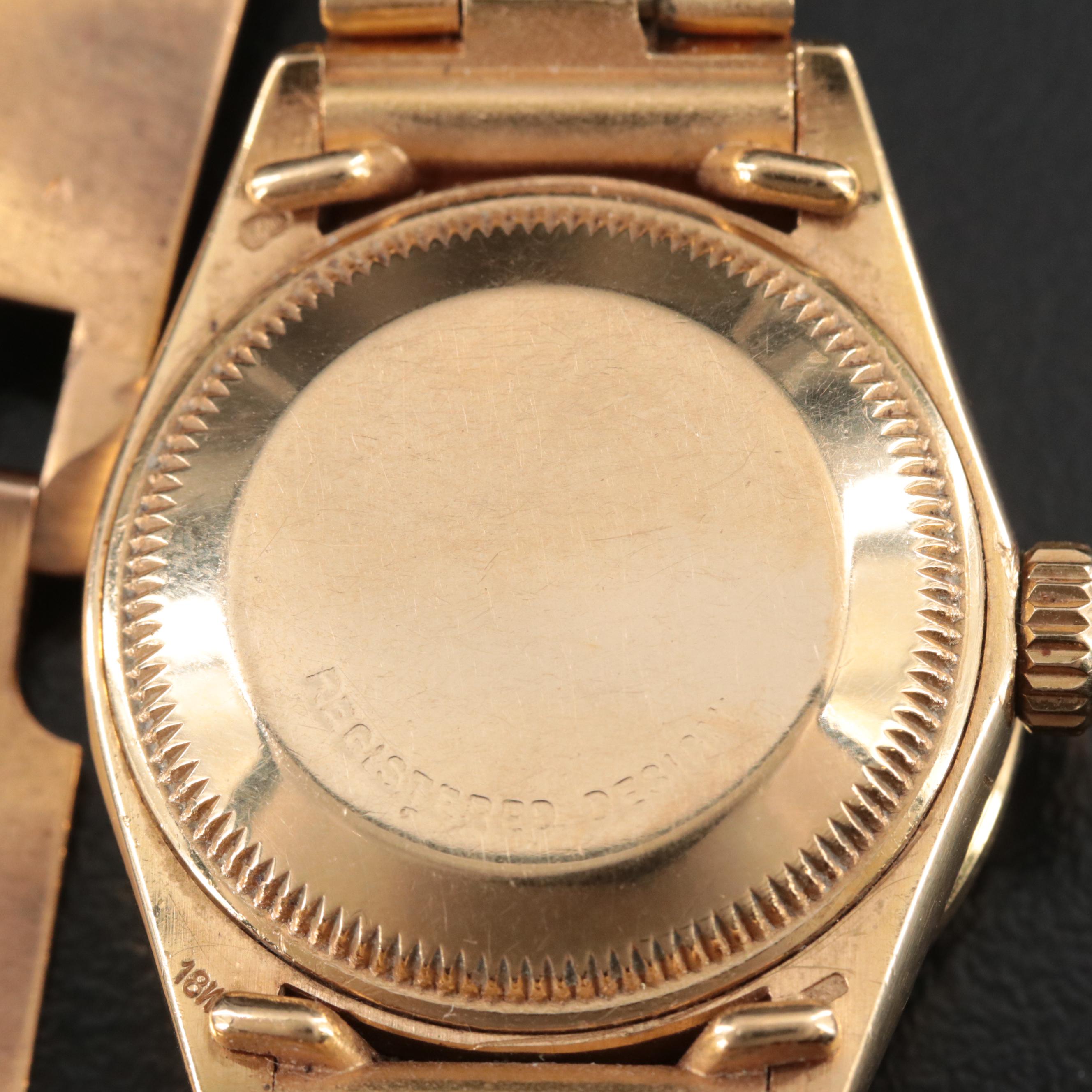 1980 Rolex Custom Diamond Datejust President Band Watch