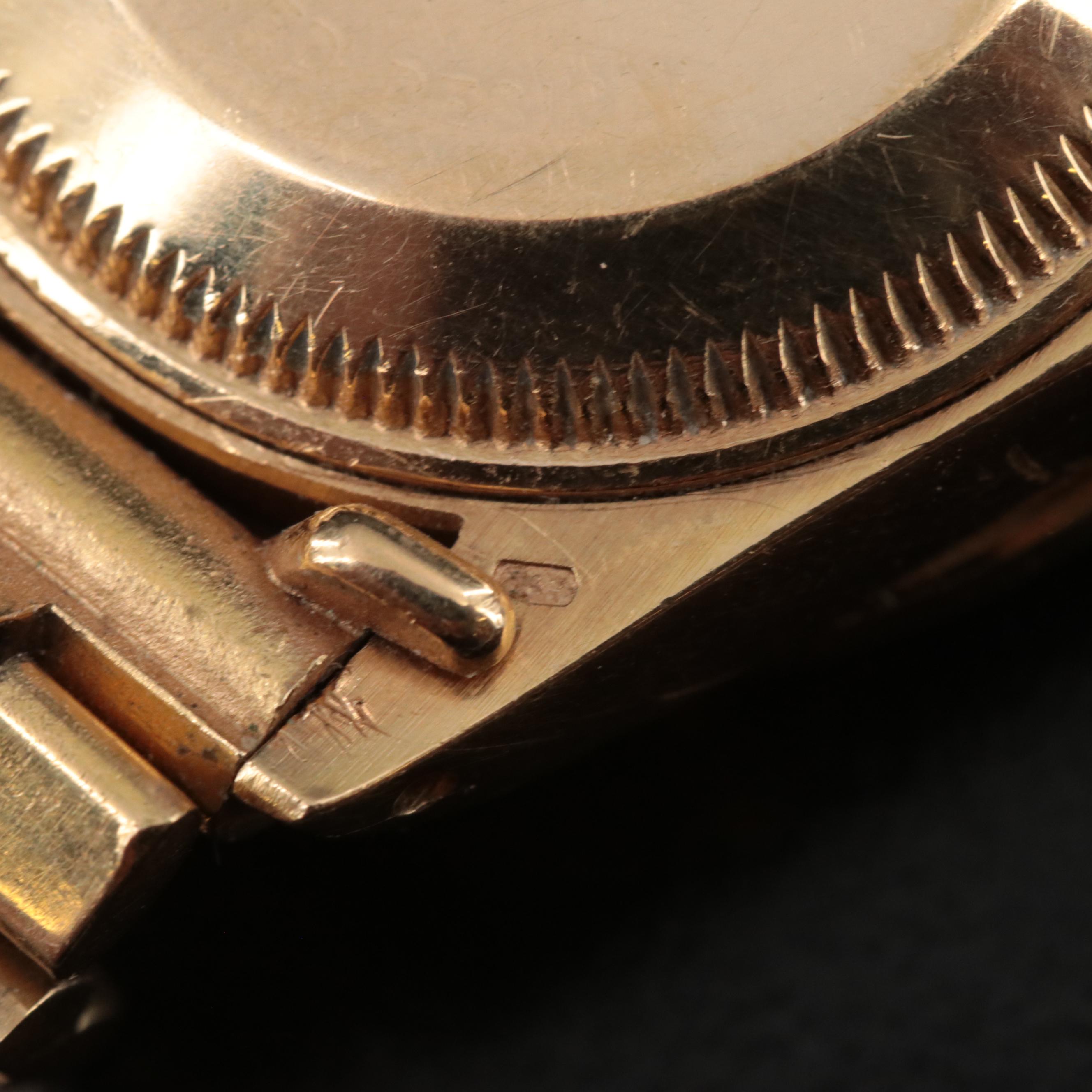 1980 Rolex Custom Diamond Datejust President Band Watch