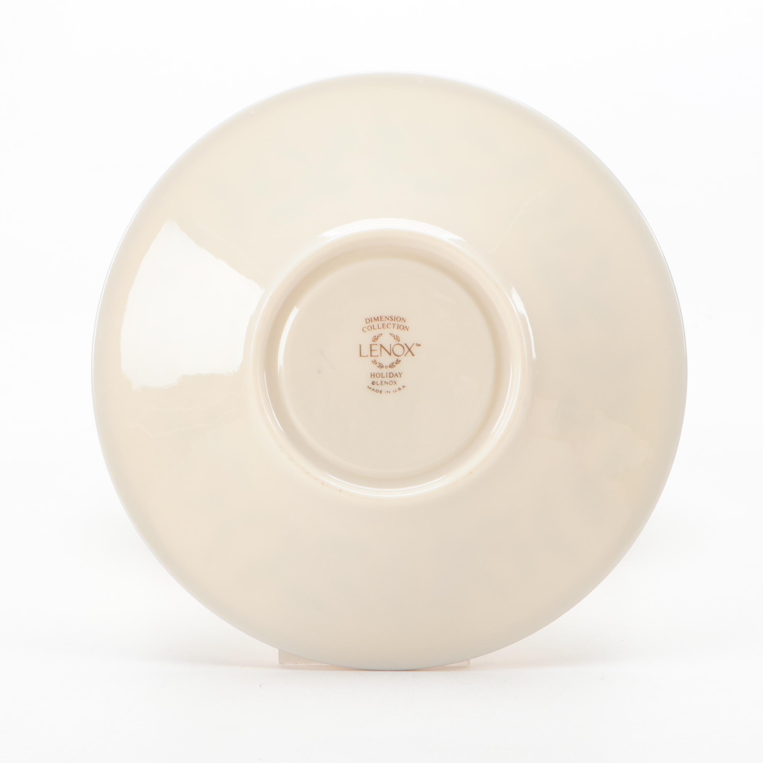 Lenox "Holiday" Porcelain Dinnerware and Table Accessories