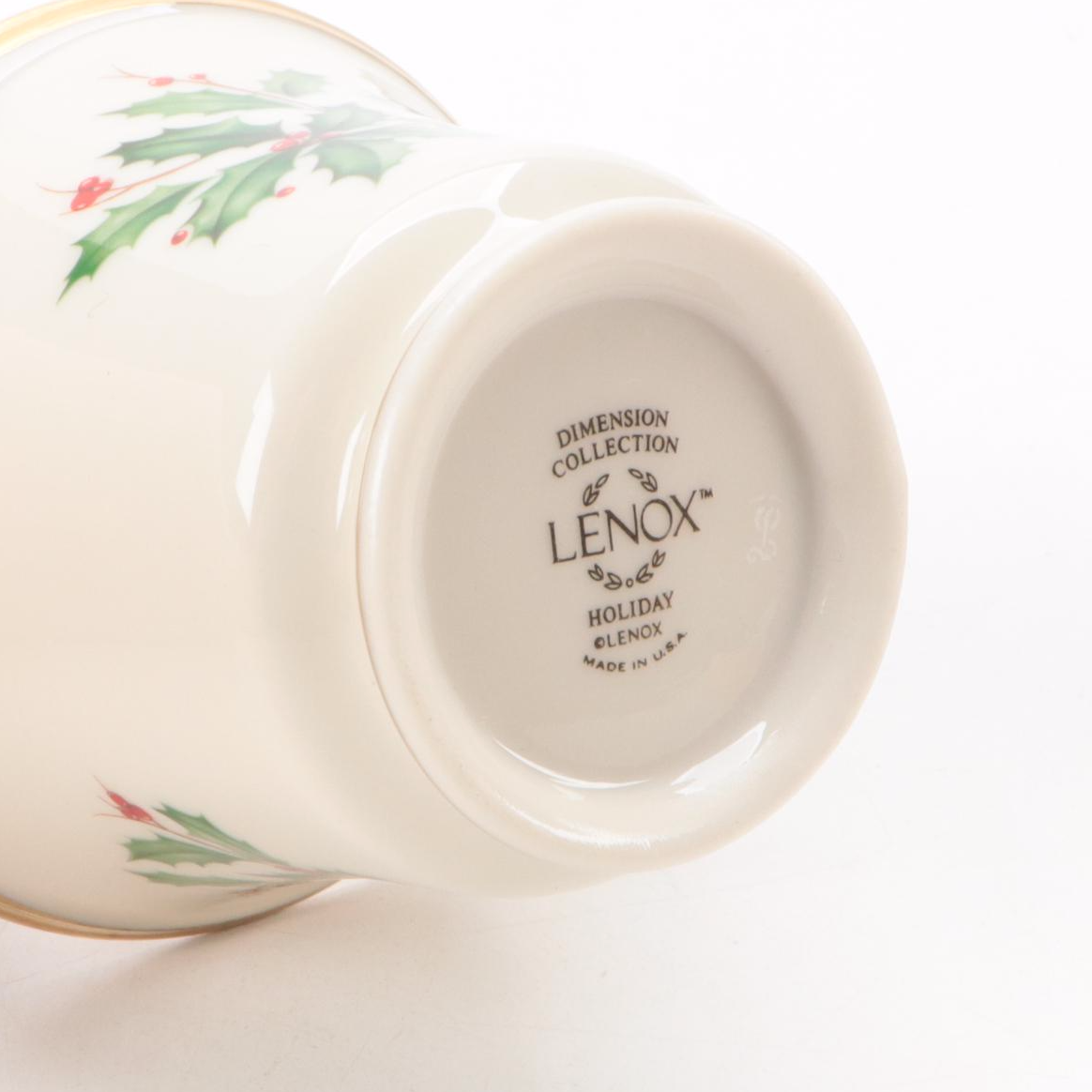 Lenox "Holiday" Porcelain Dinnerware and Table Accessories