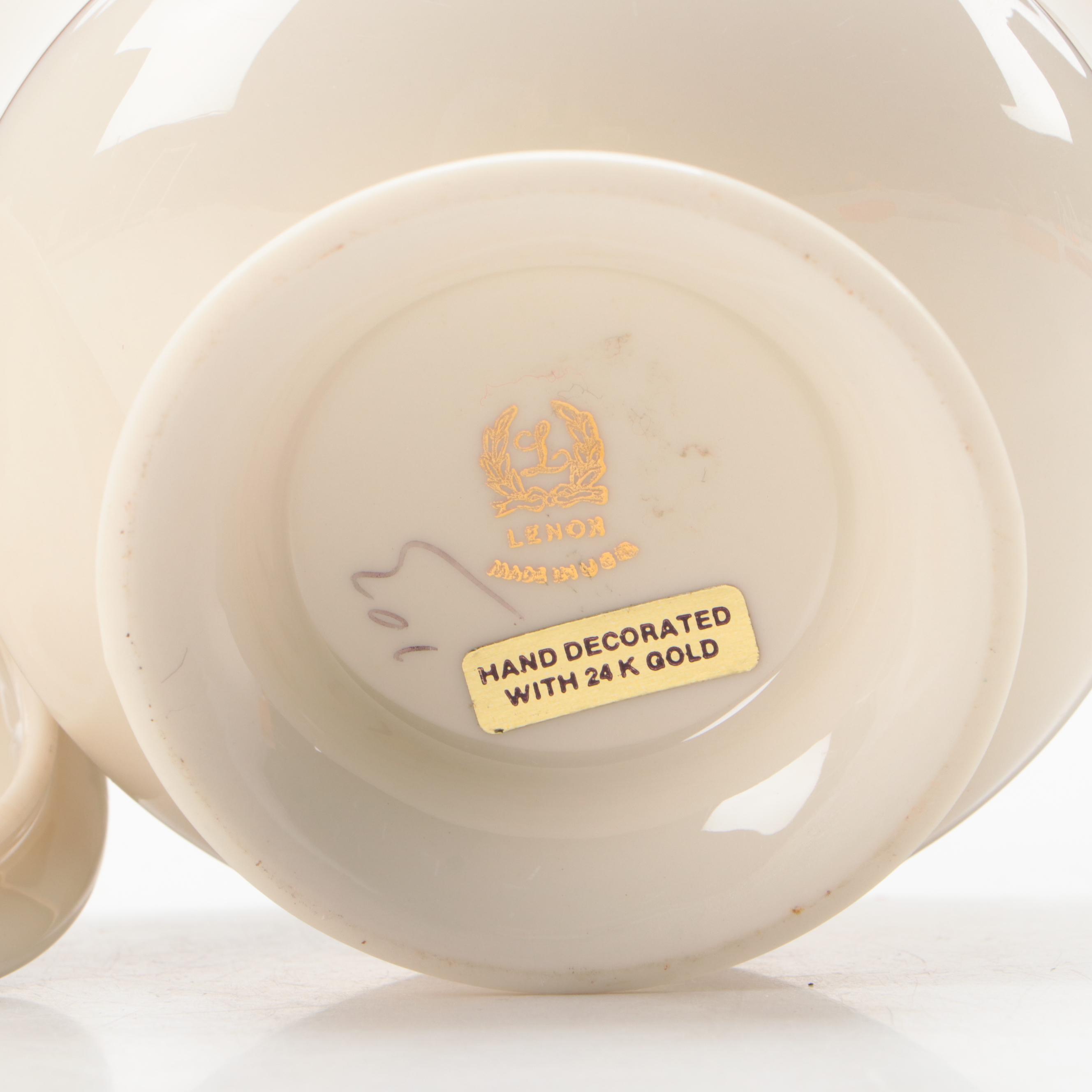 Lenox "Holiday" Porcelain Dinnerware and Table Accessories