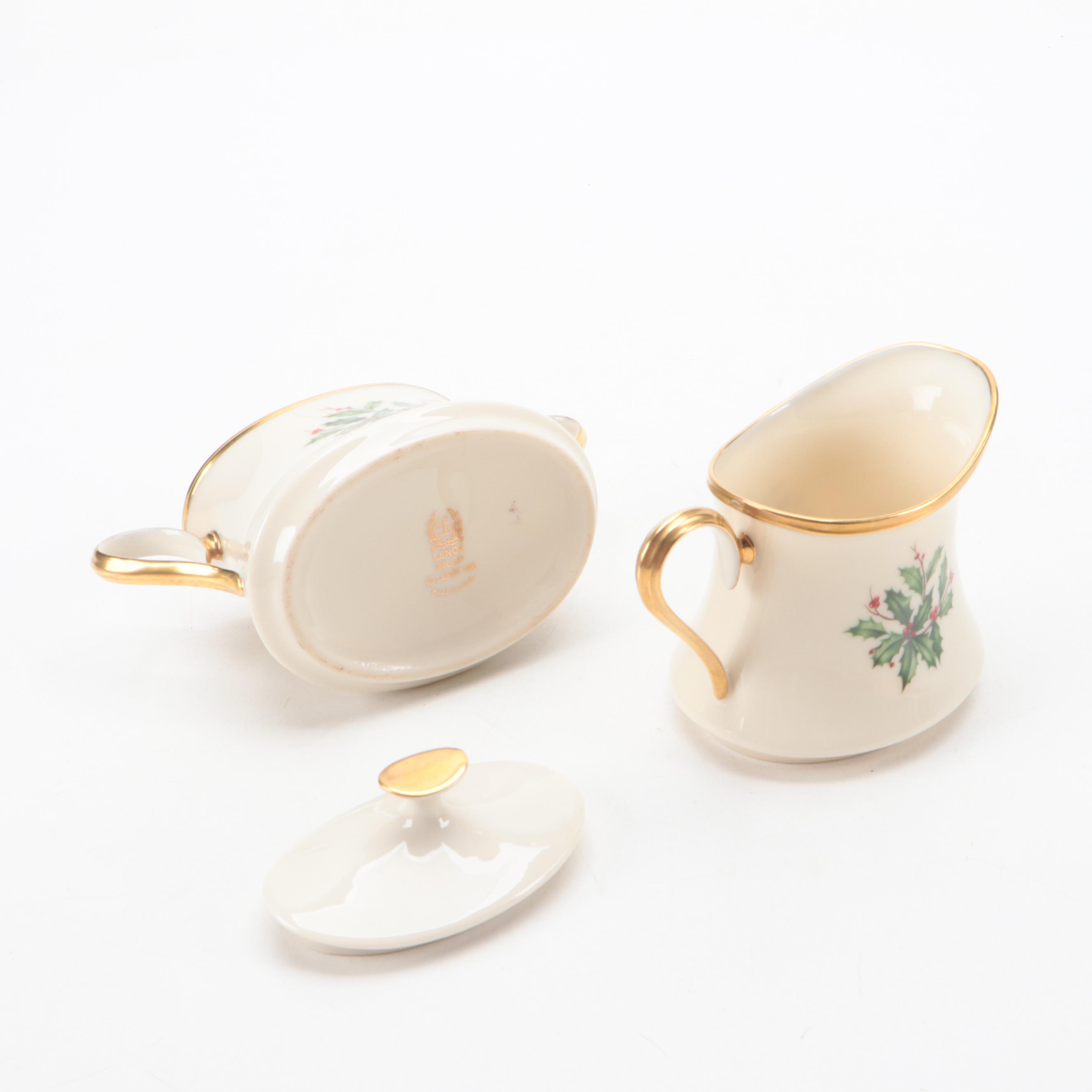 Lenox "Holiday" Porcelain Dinnerware and Table Accessories