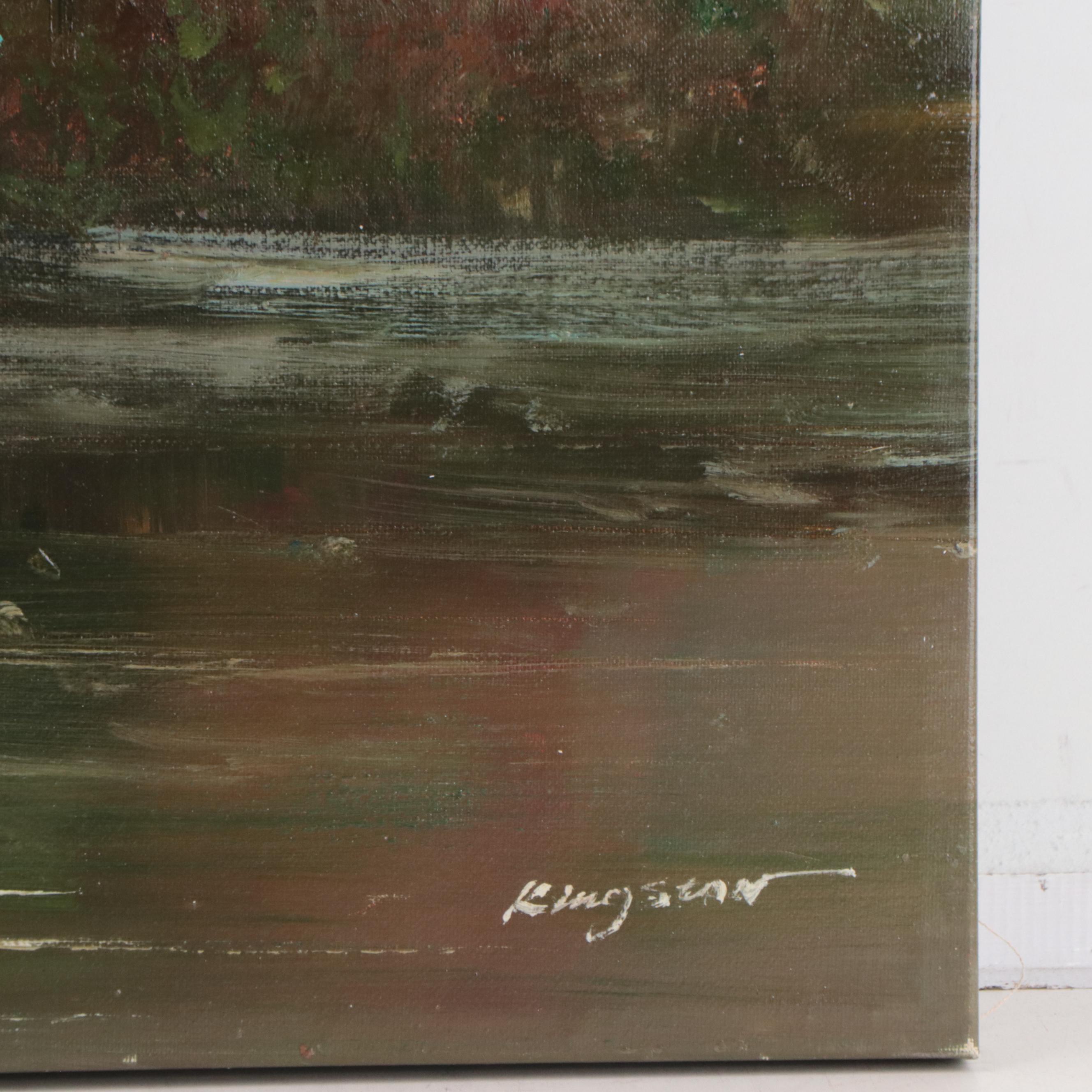 Kingston Landscape Oil Painting, 21st Century