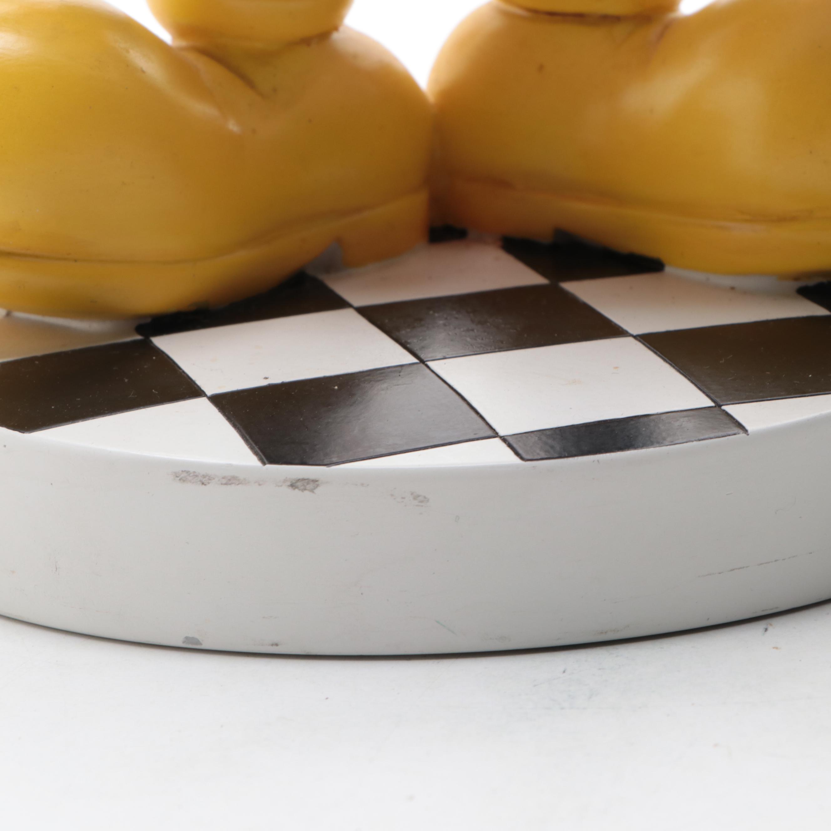 Mickey Mouse Server Holding Plate Figure, Late 20th Century