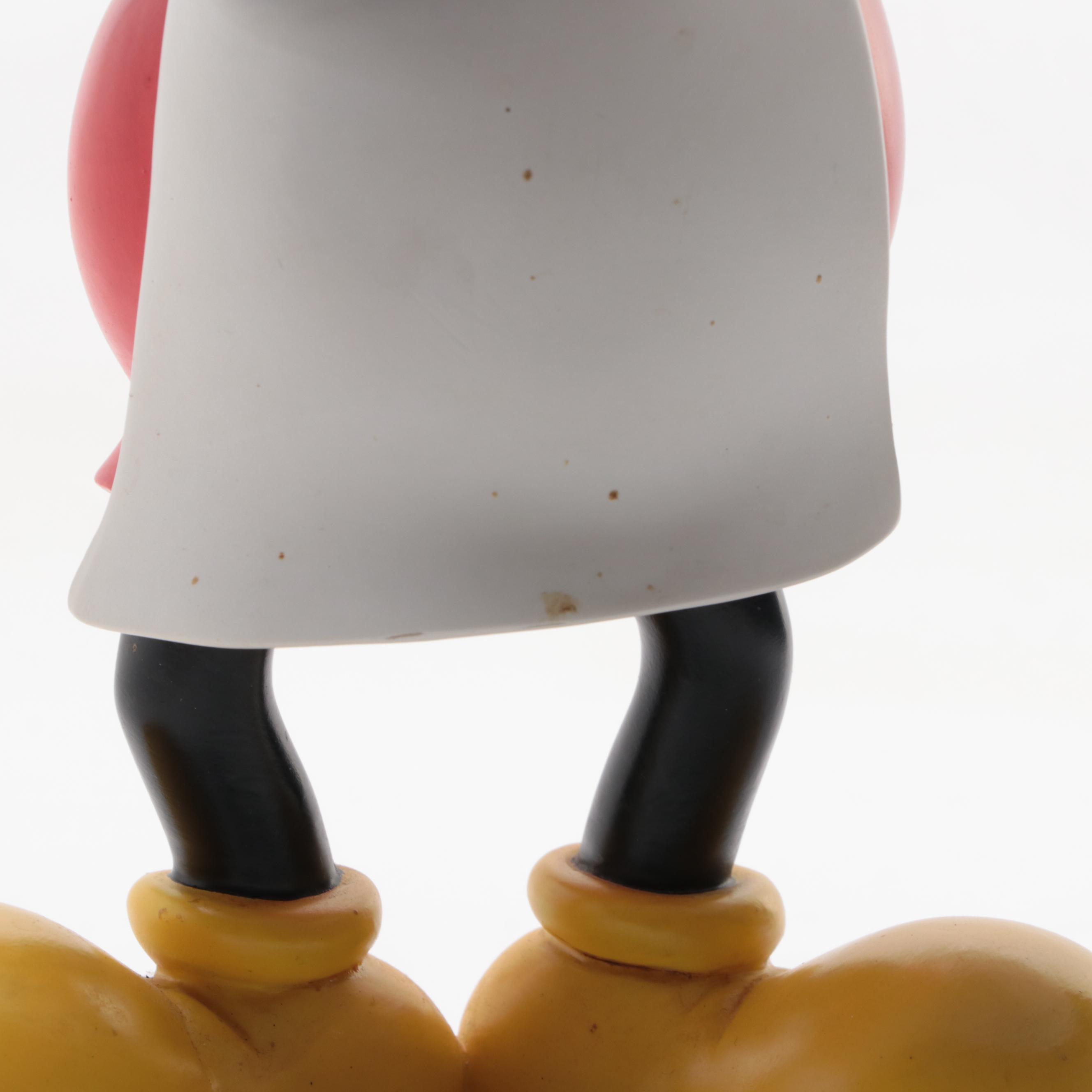 Mickey Mouse Server Holding Plate Figure, Late 20th Century EBTH