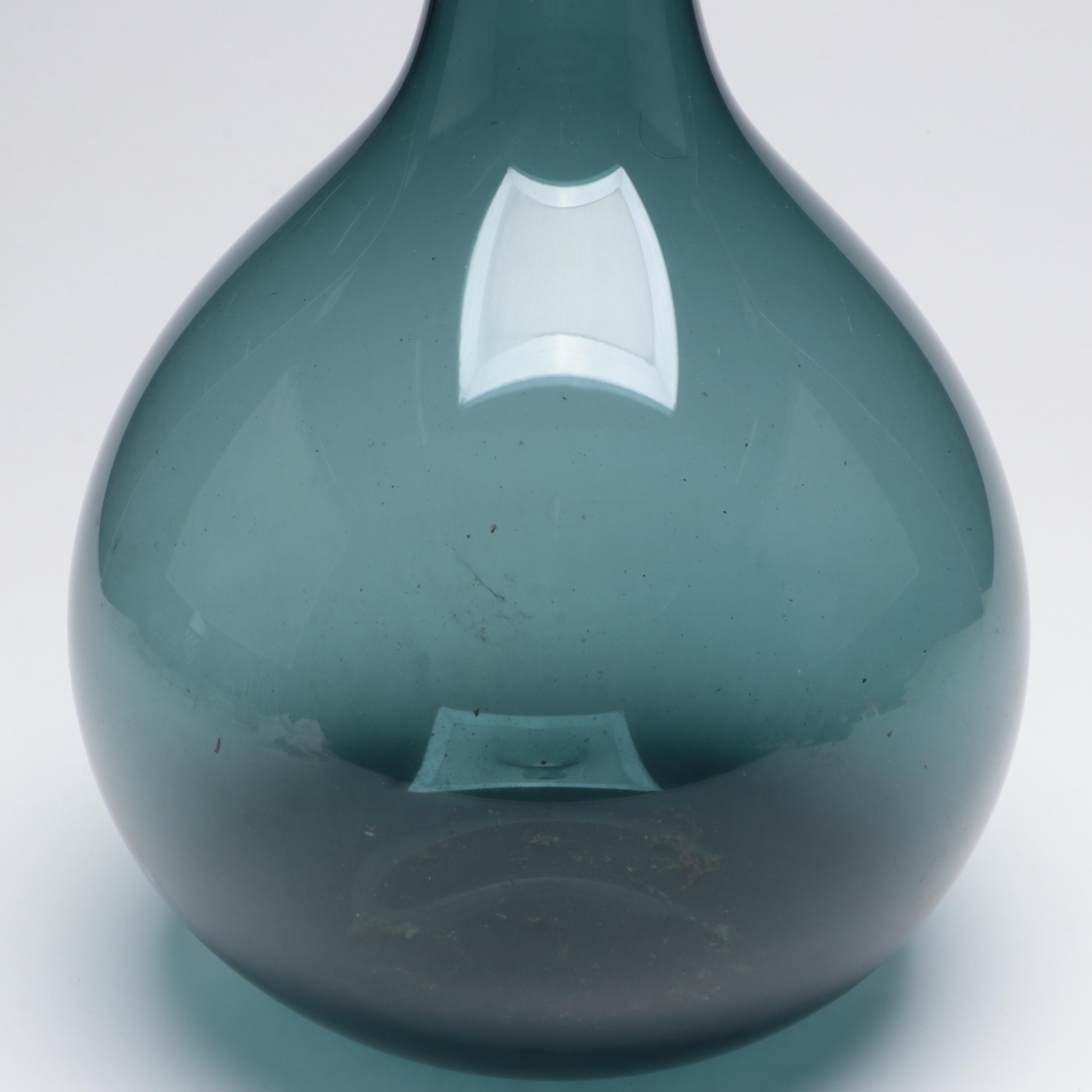 Arthur Percy for Gullaskruf Swedish Glass Vase, Mid-20th Century