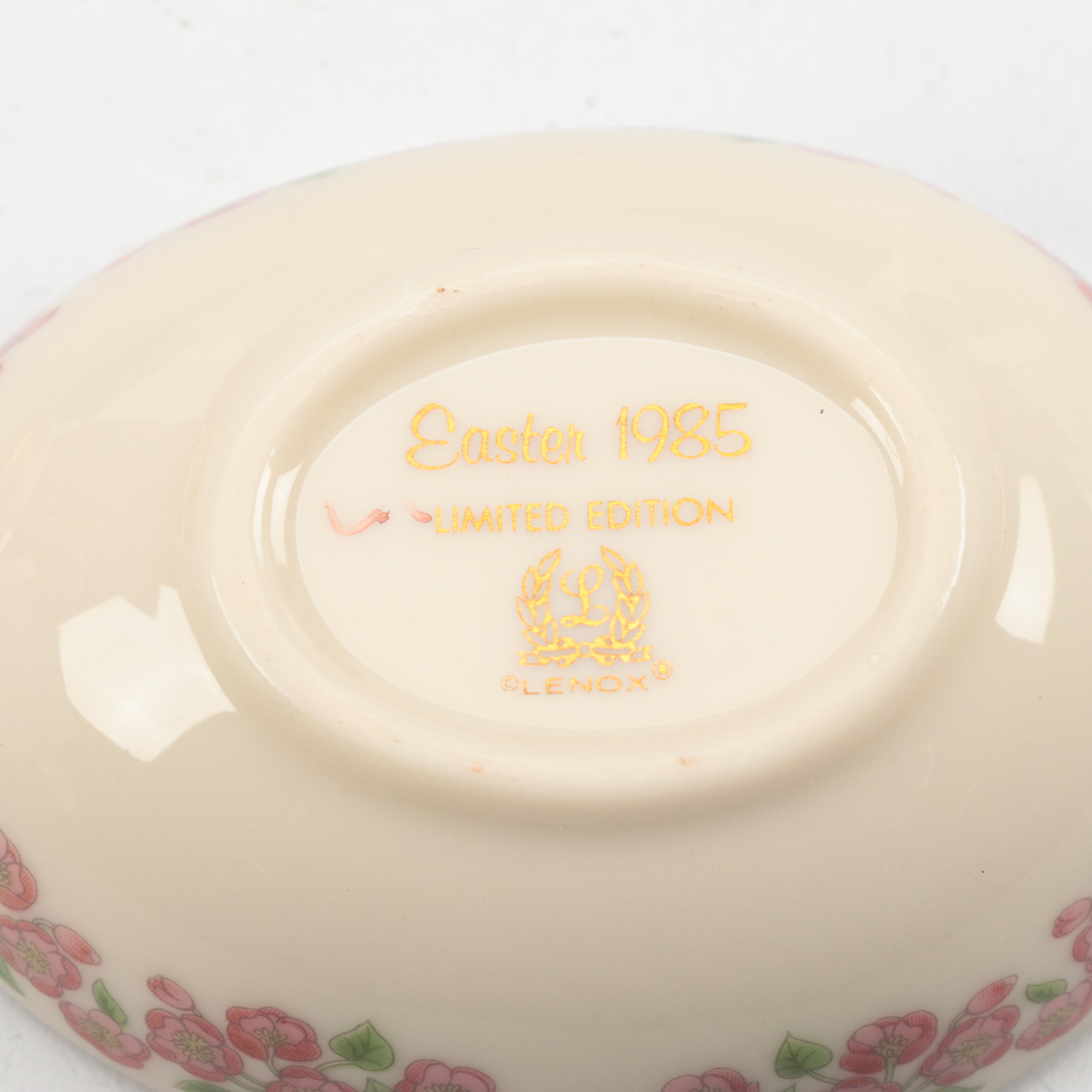 Lenox Bone China Egg Shaped Boxes