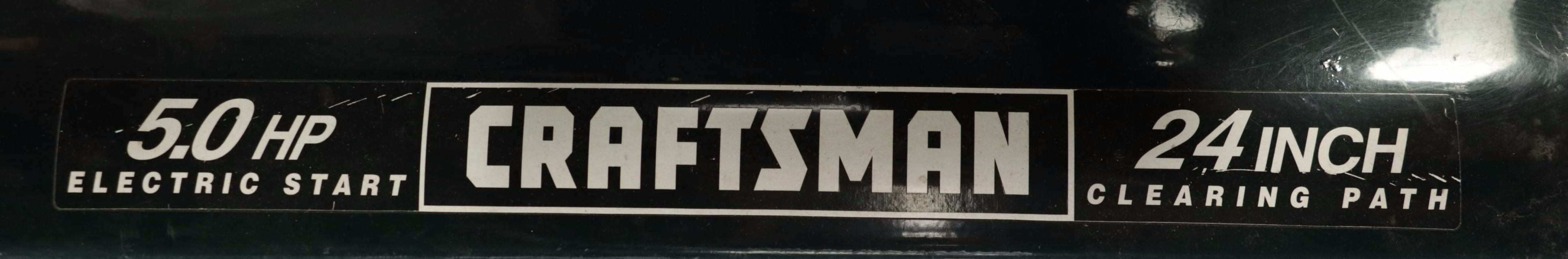 Craftsman 5.0 HP Electric Start Snow Blower
