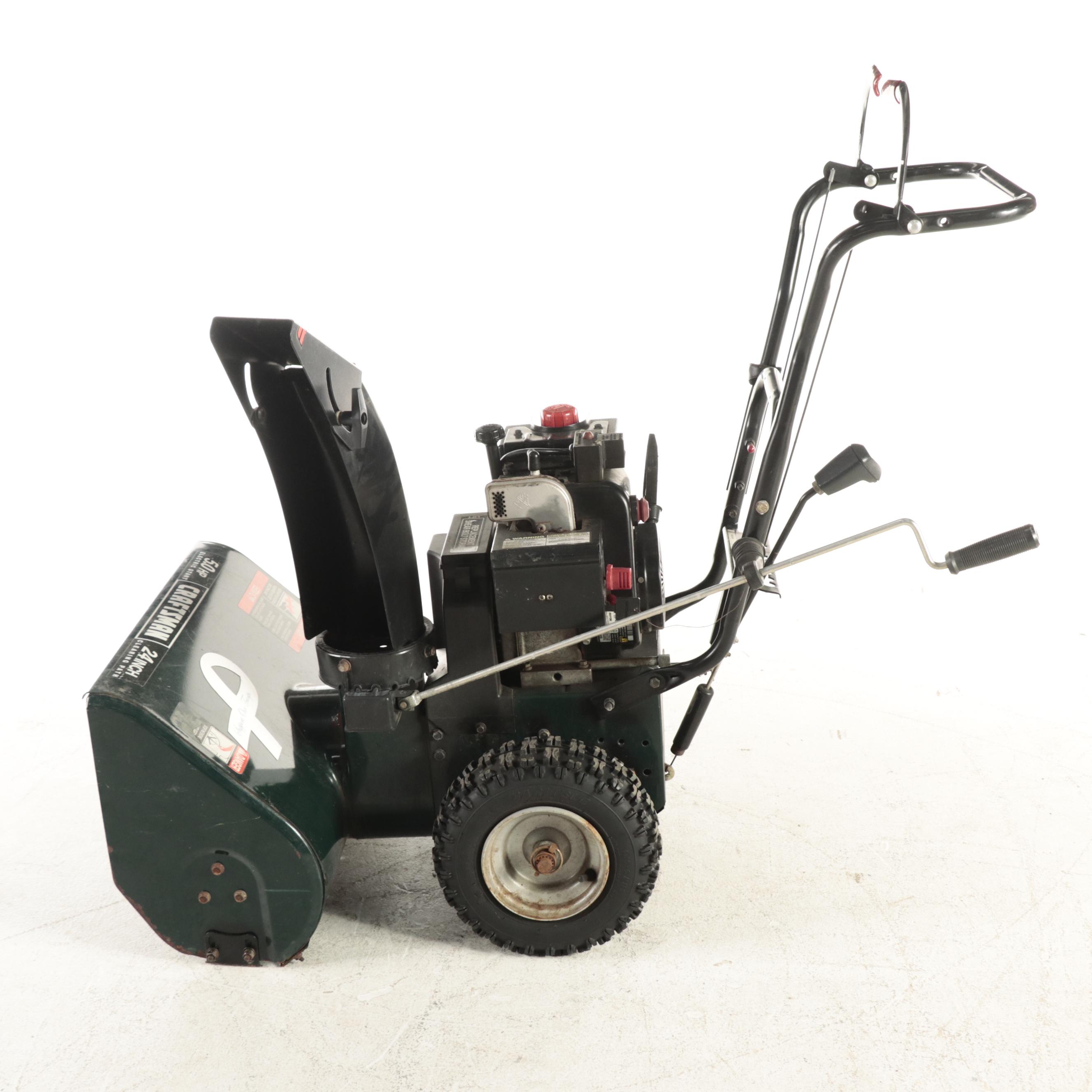 Craftsman 5.0 HP Electric Start Snow Blower