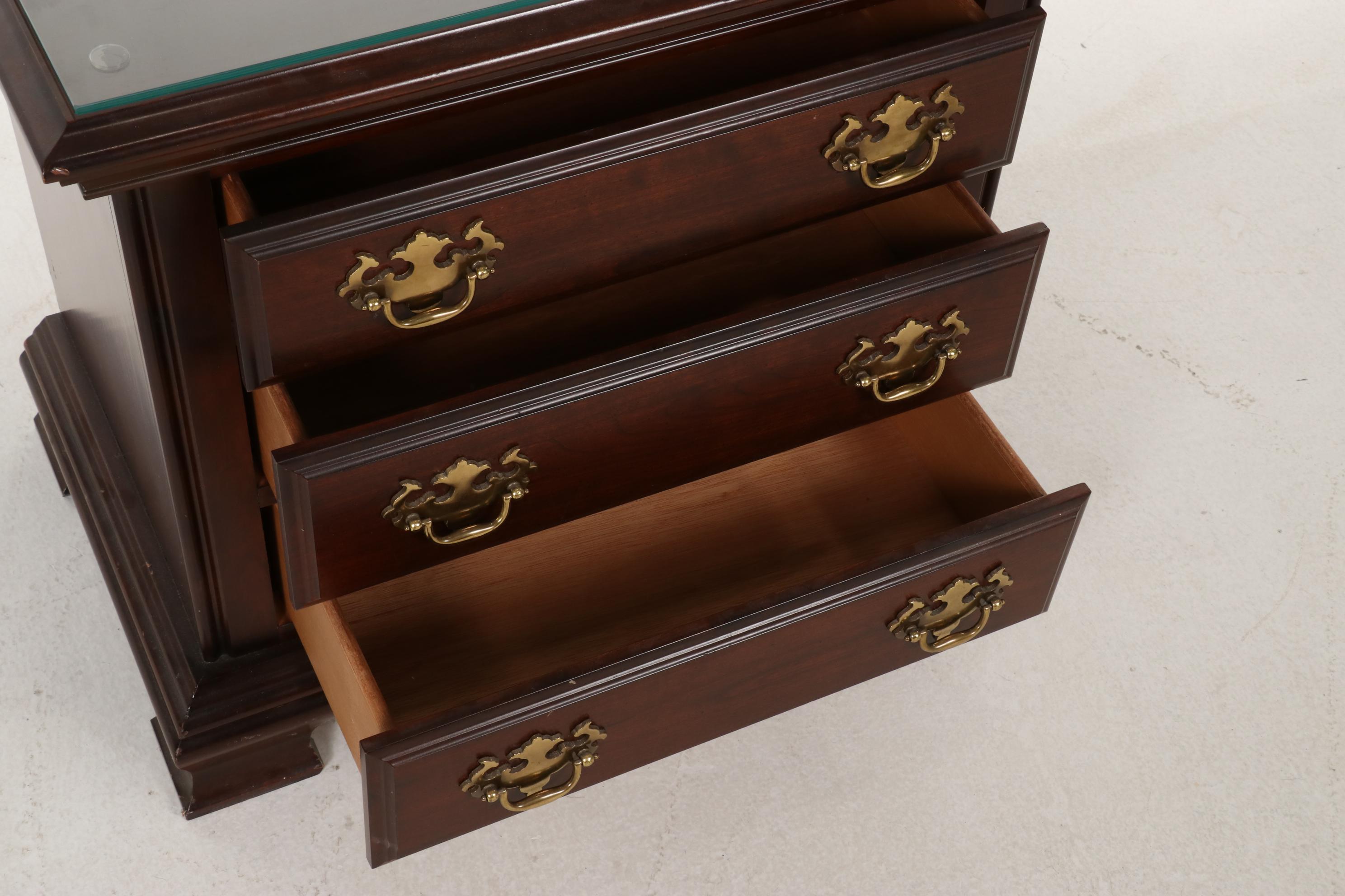 Kincaid Cherry Chippendale Style Chest