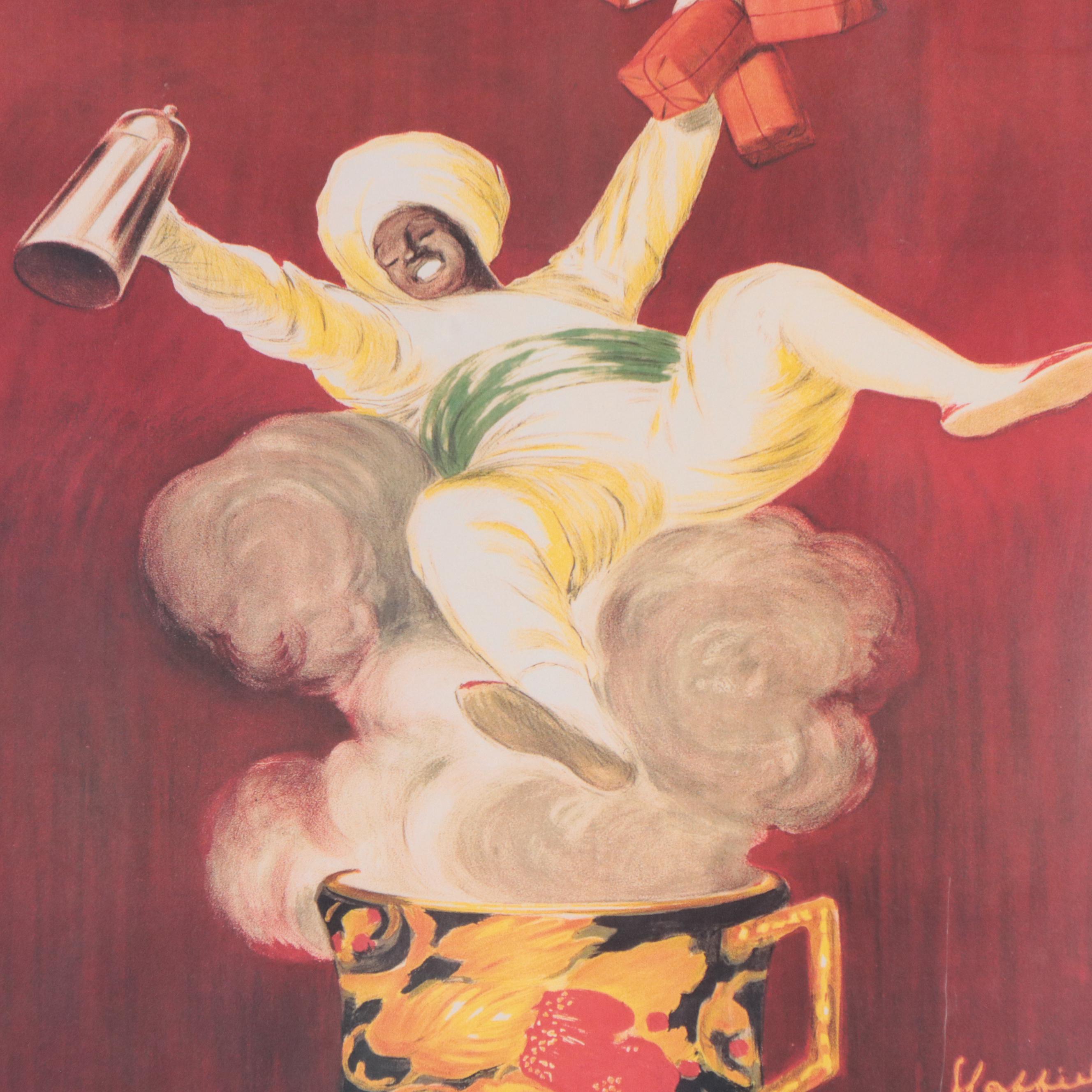 Offset Lithograph After Leonetto Cappiello "Café Martin"