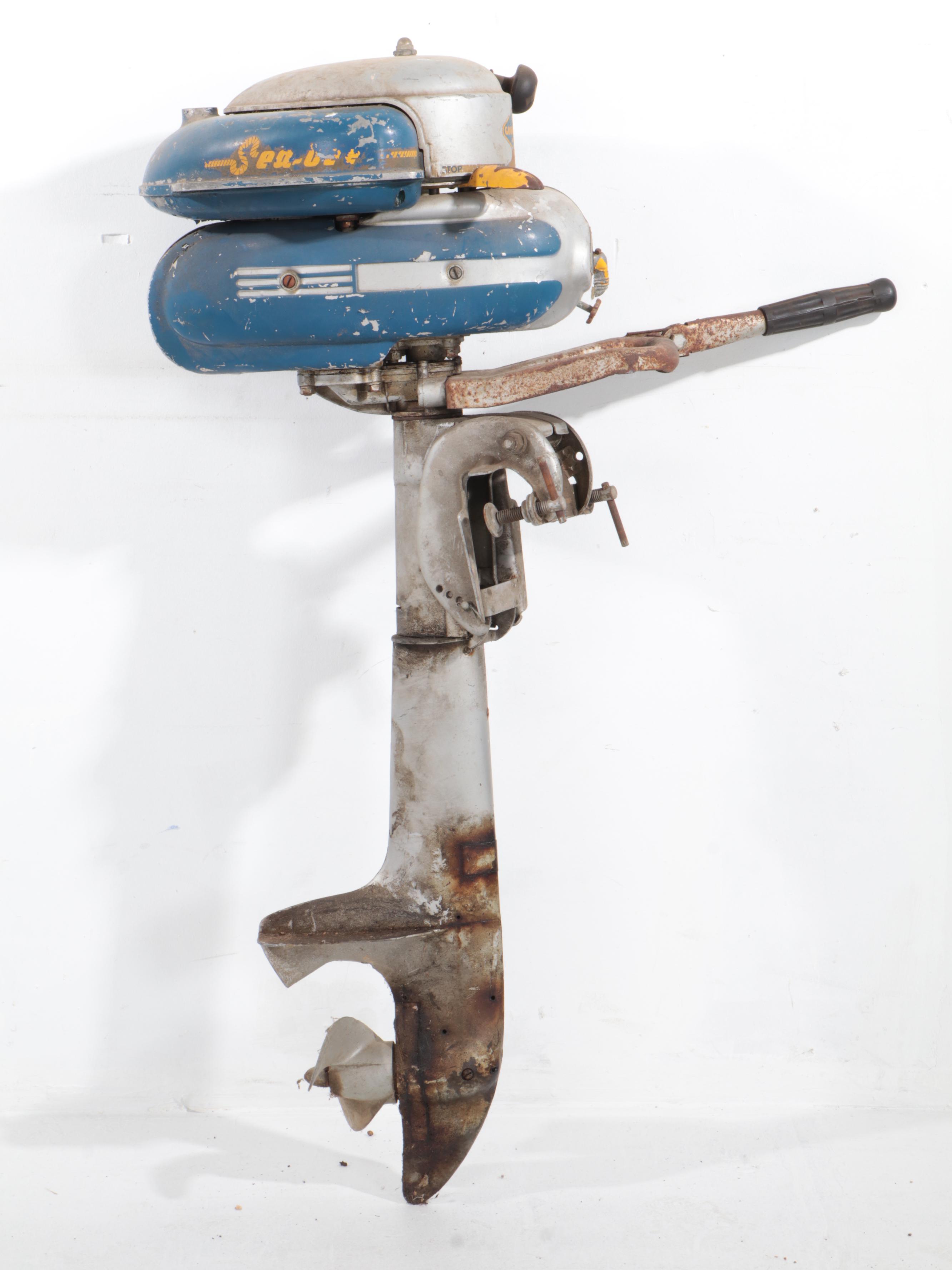 Sea-Bee Outboard Boat Motor, Mid to Late 20th Century