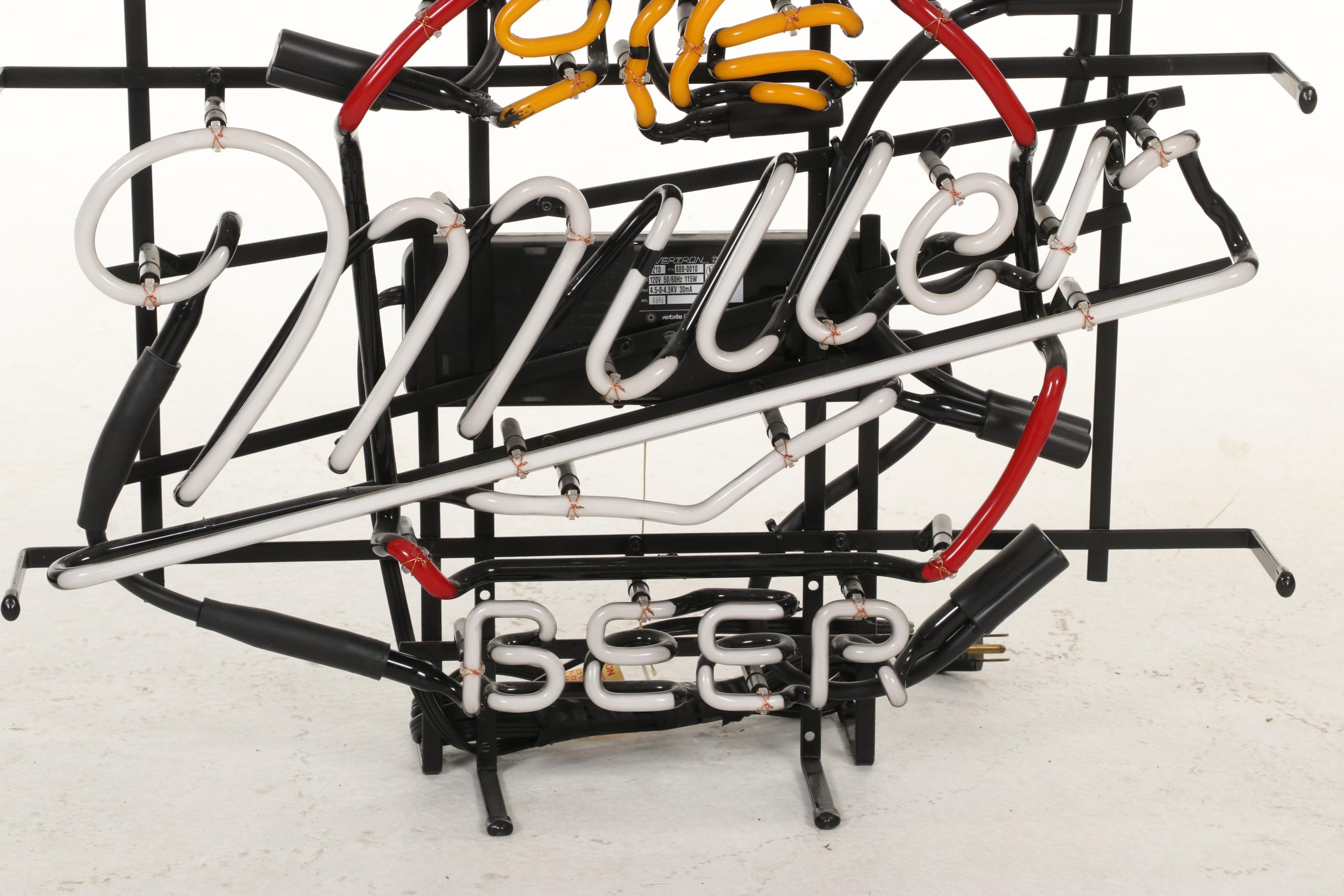 GHN Neon, Inc. Miller Beer Neon Wall Sign, 1996