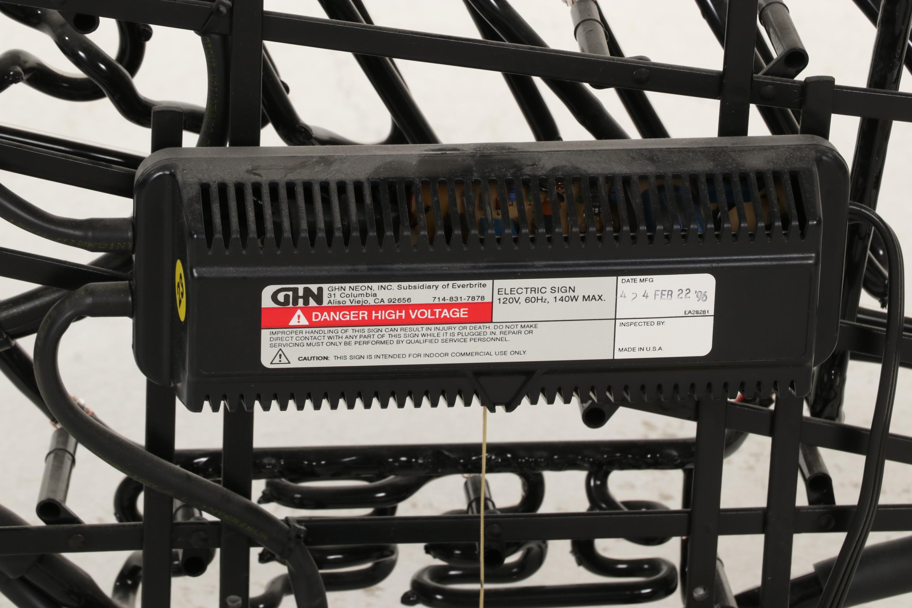 GHN Neon, Inc. Miller Beer Neon Wall Sign, 1996