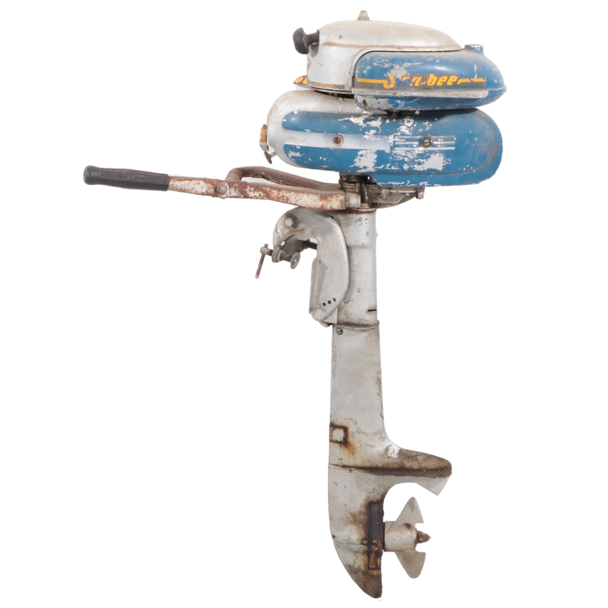 Sea-Bee Outboard Boat Motor, Mid to Late 20th Century