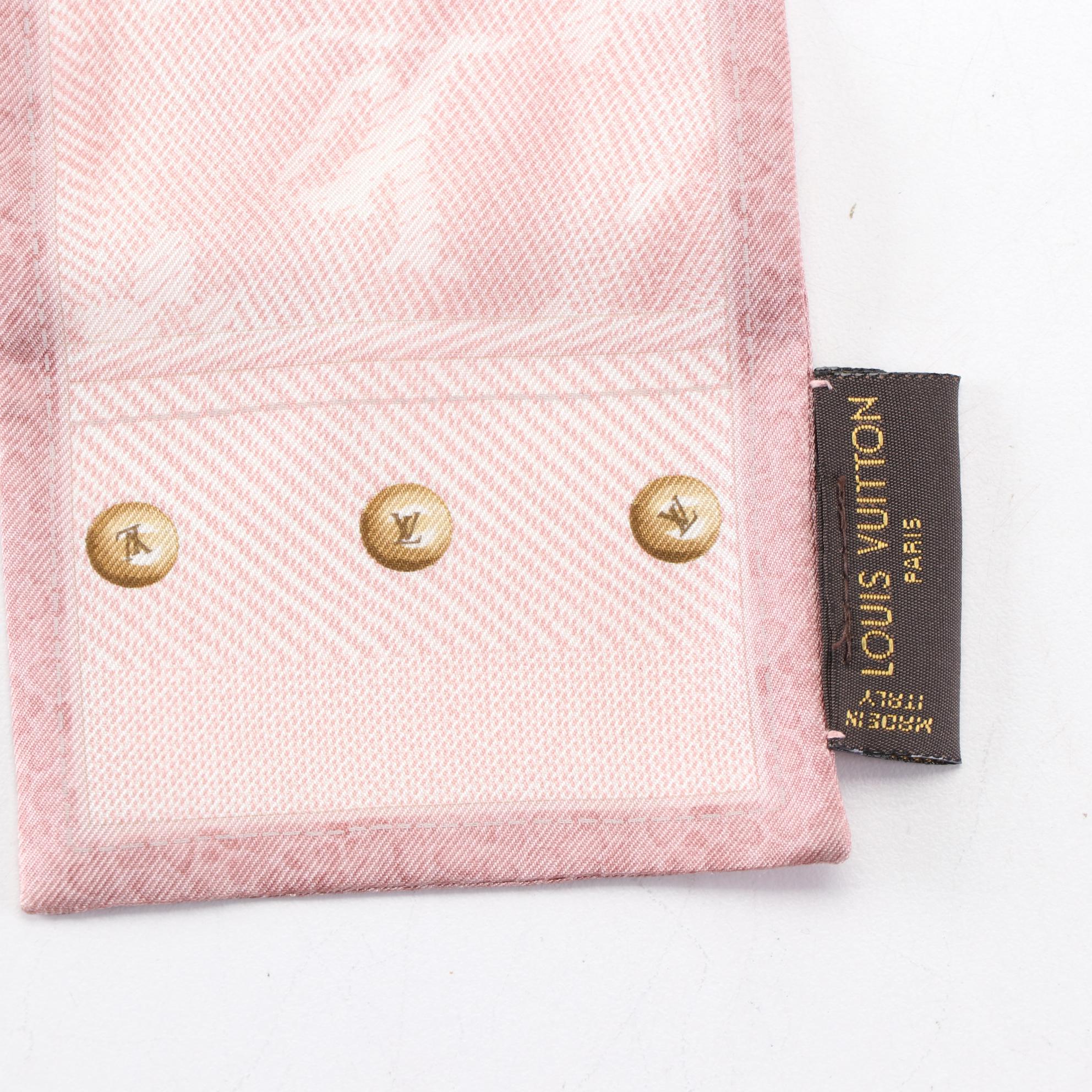 Louis Vuitton Silk Twill Bandeau Scarf