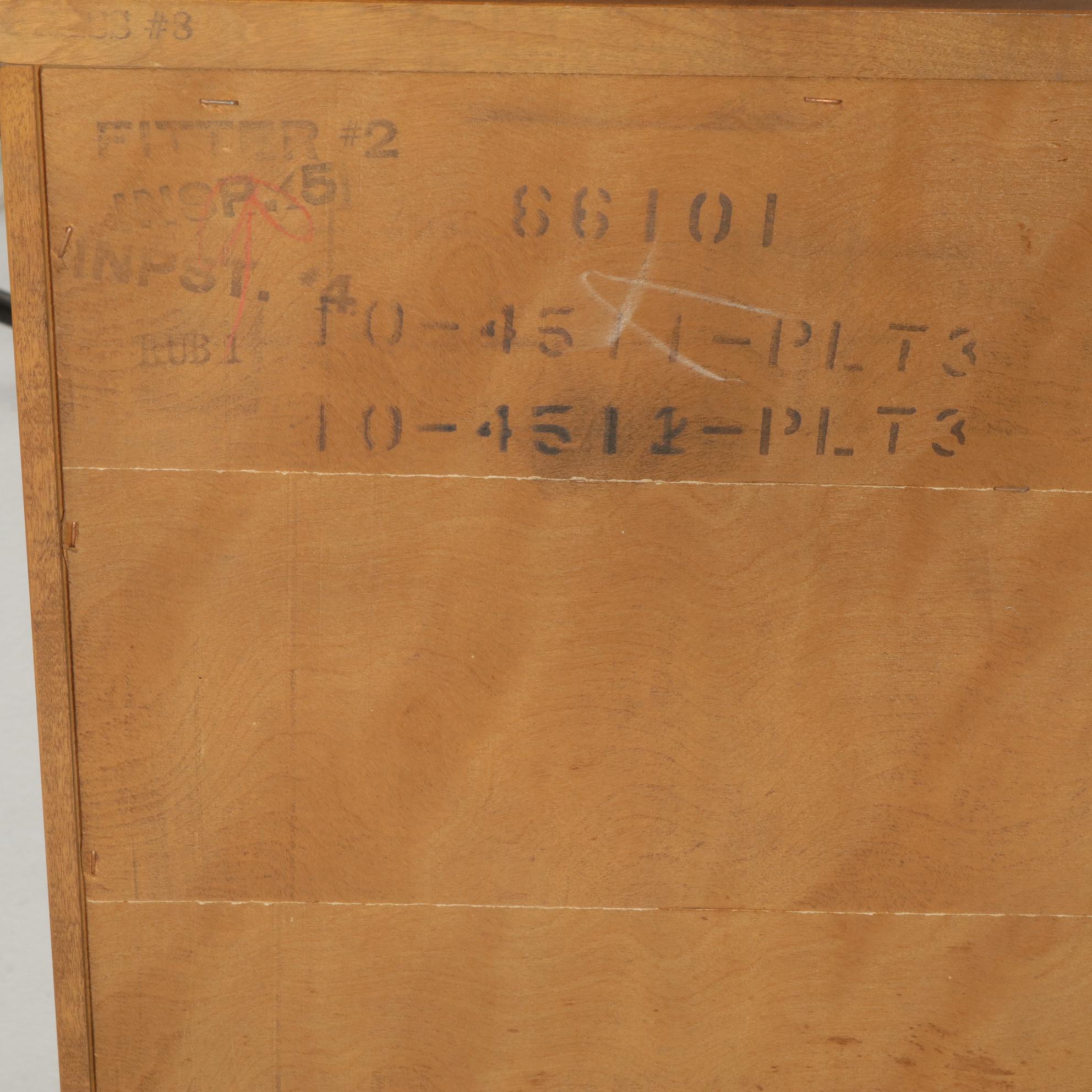 Ethan Allen Corner Desk, Hutch and Three Chests, Late 20th Century