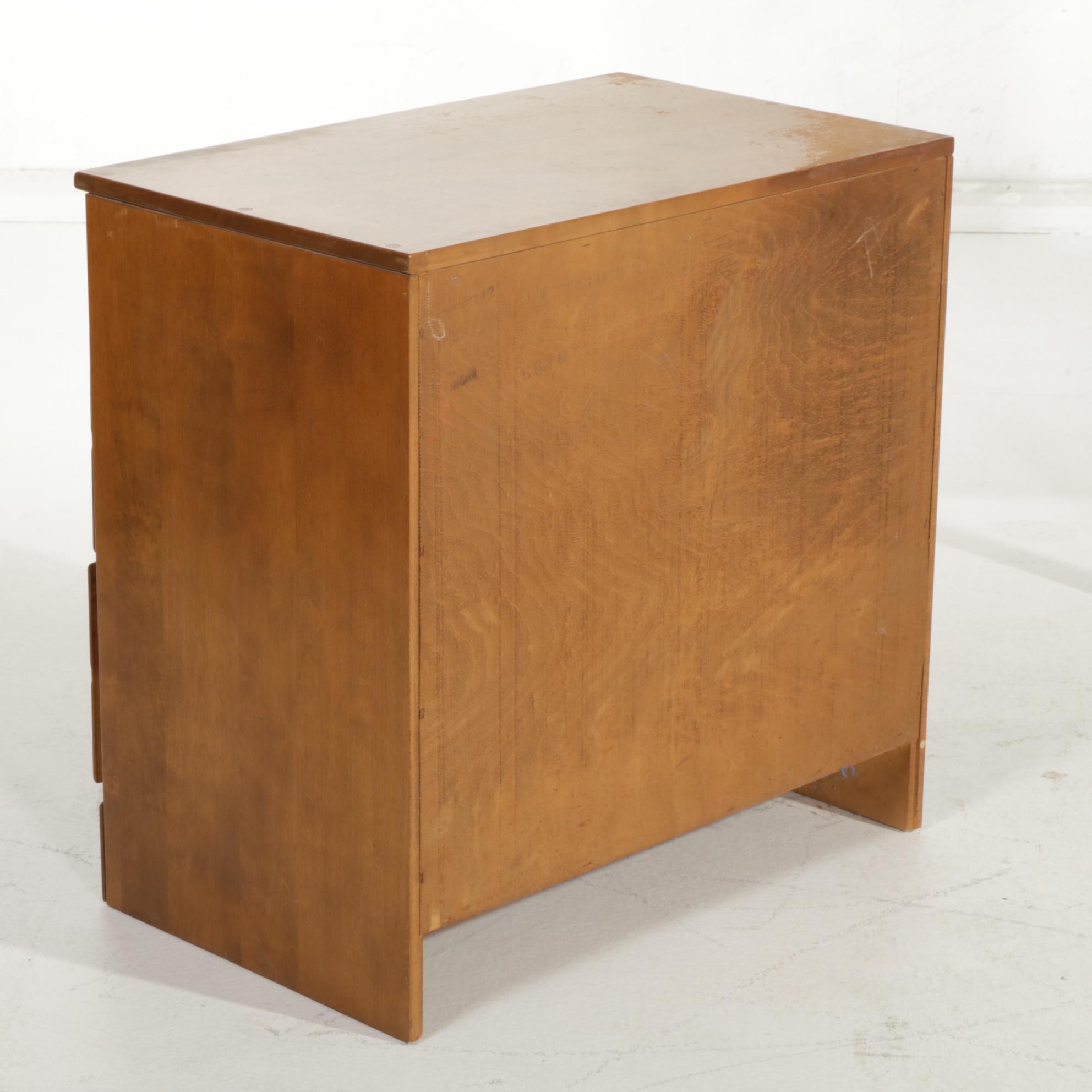 Ethan Allen Corner Desk, Hutch and Three Chests, Late 20th Century