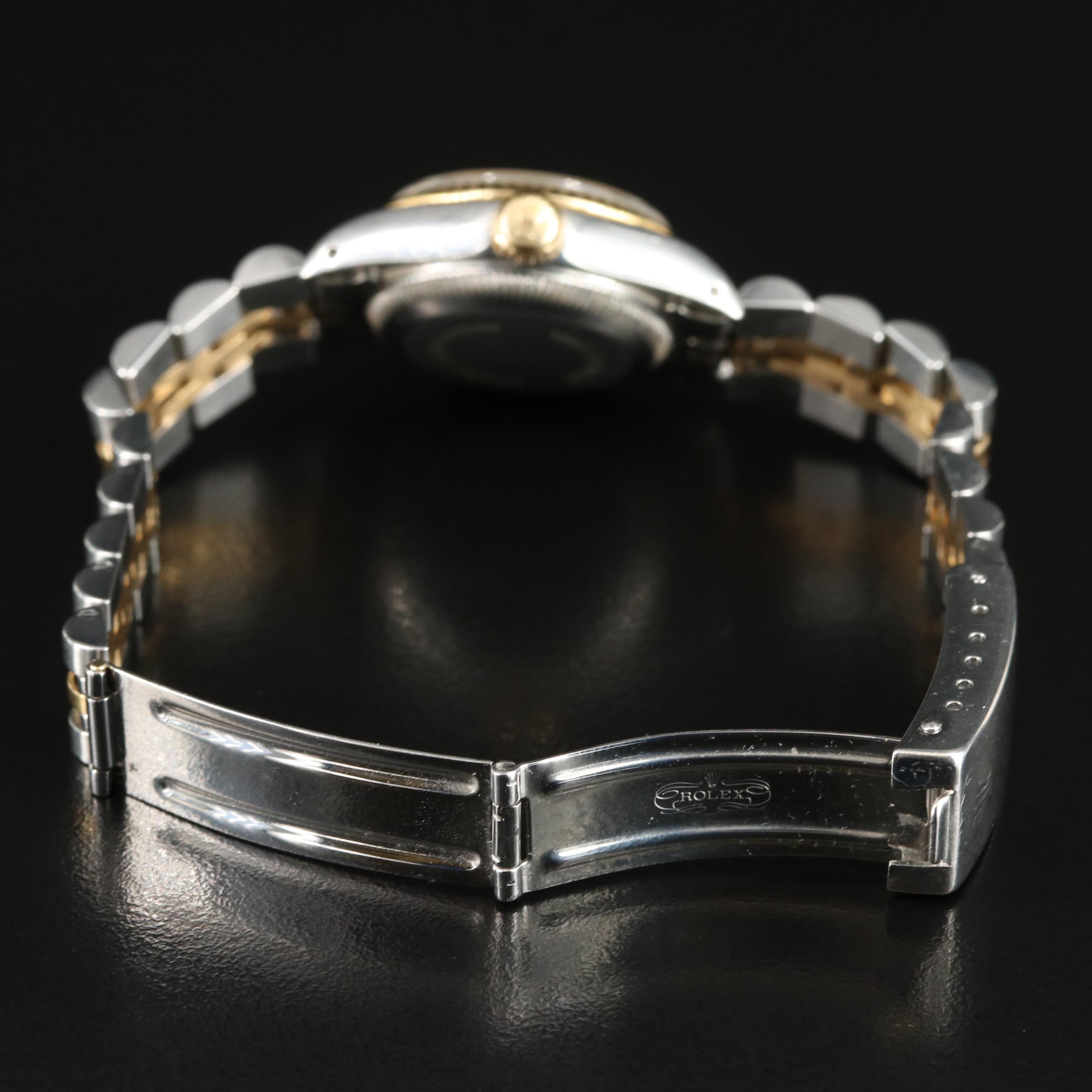 1985 Rolex Custom Diamond Dial, Two-Tone Datejust Watch