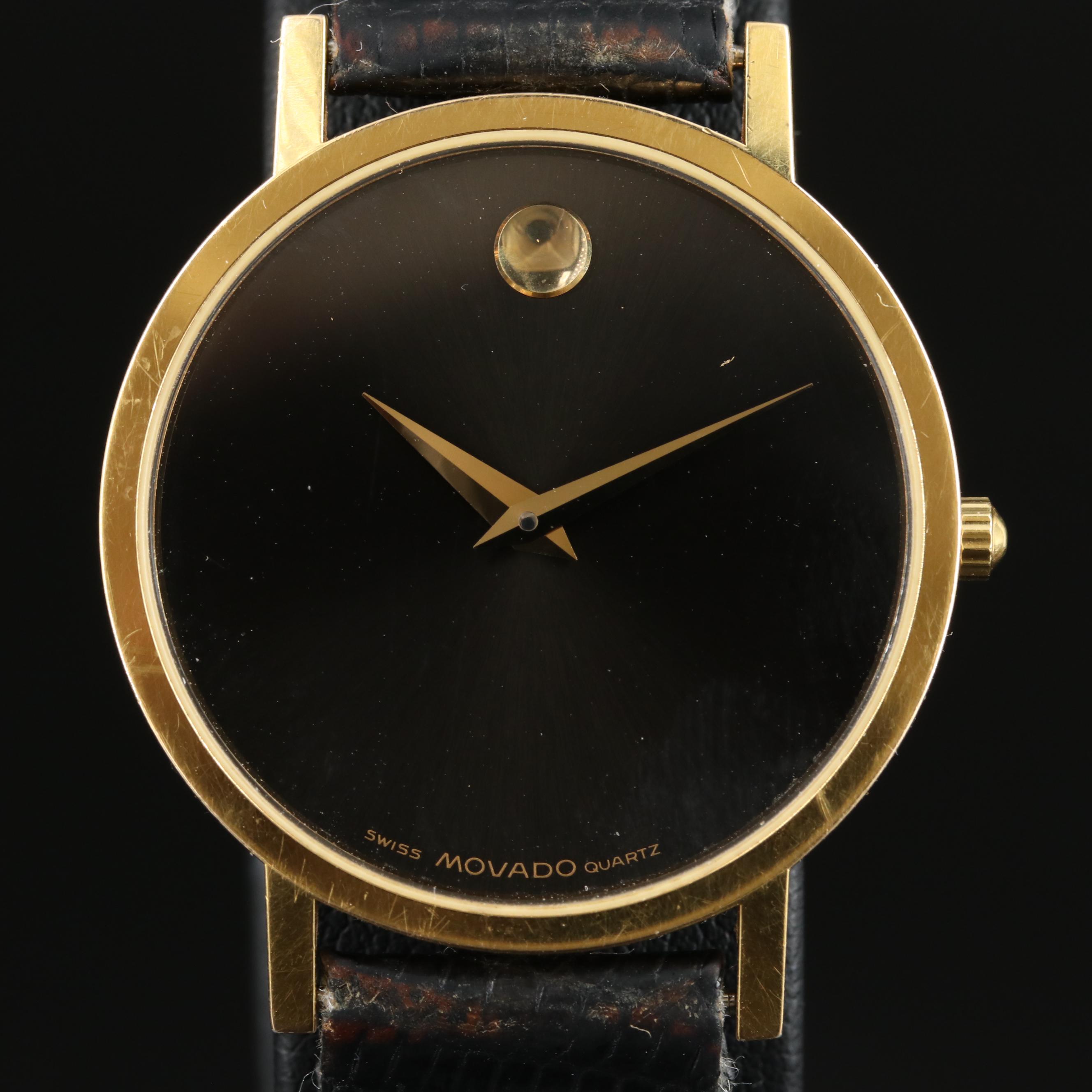 Swiss Movado Museum Quartz Watch