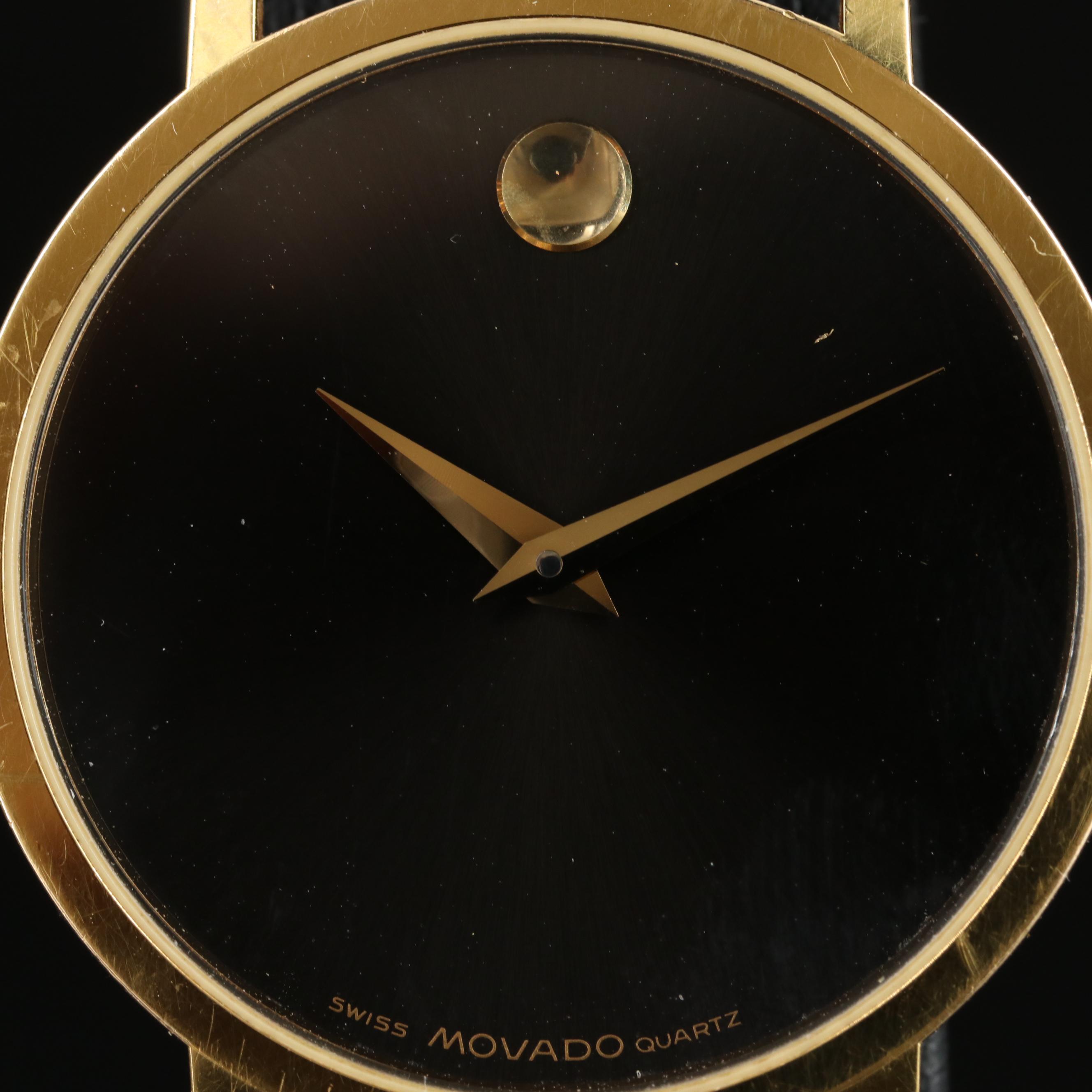 Swiss Movado Museum Quartz Watch