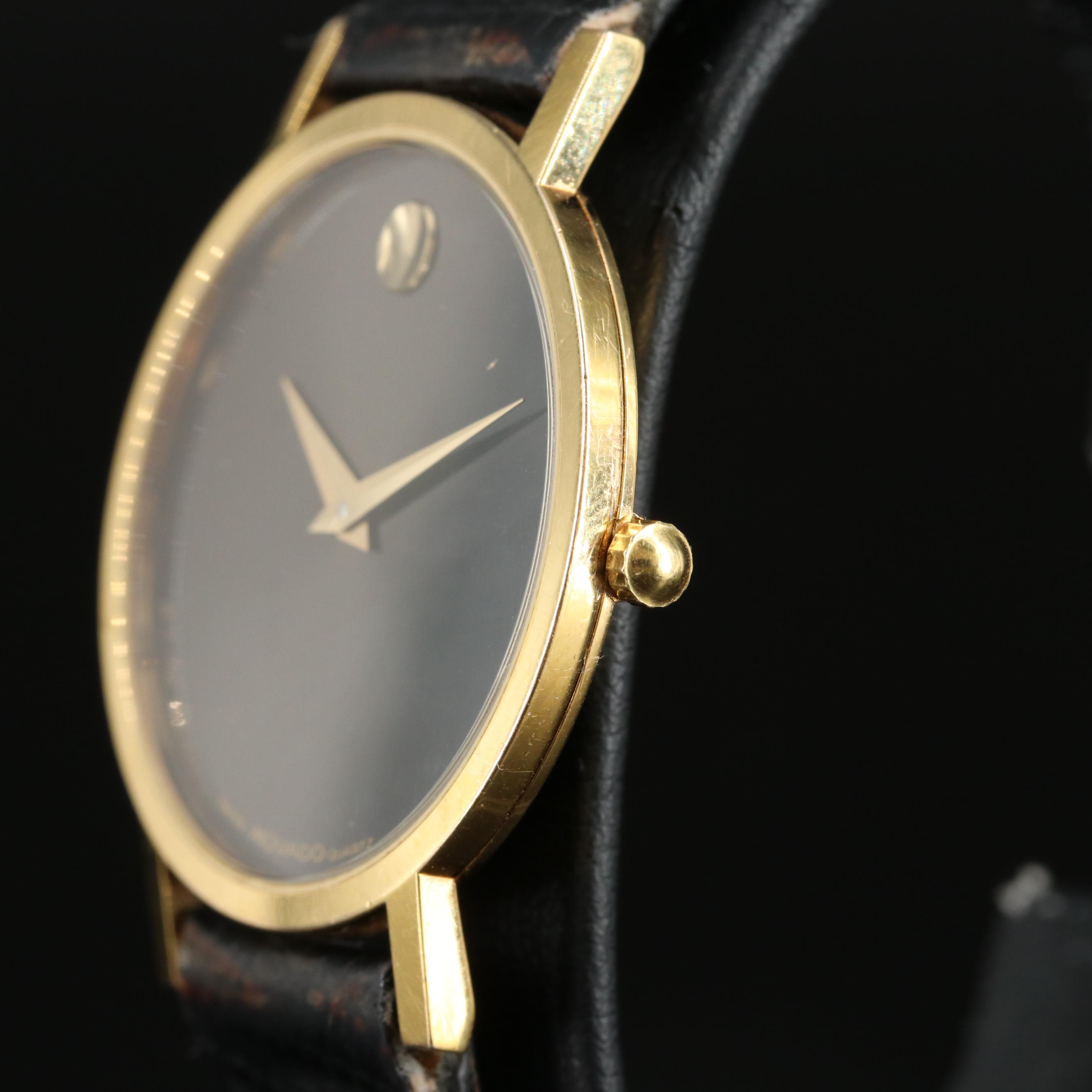 Swiss Movado Museum Quartz Watch