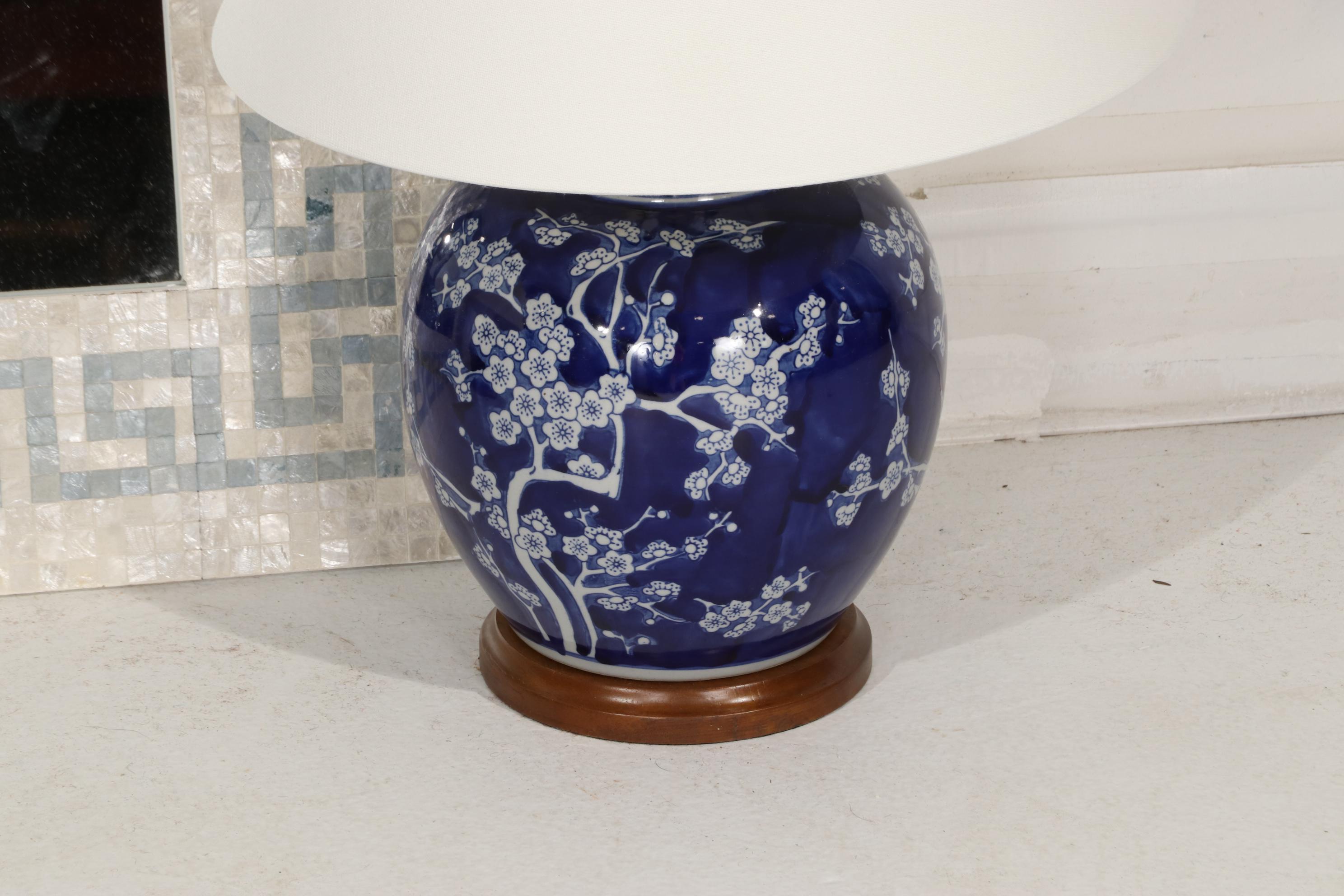 LAUREN Ralph Lauren Melon Jar Table Lamps with Greek Key Mosaic Shell Mirror