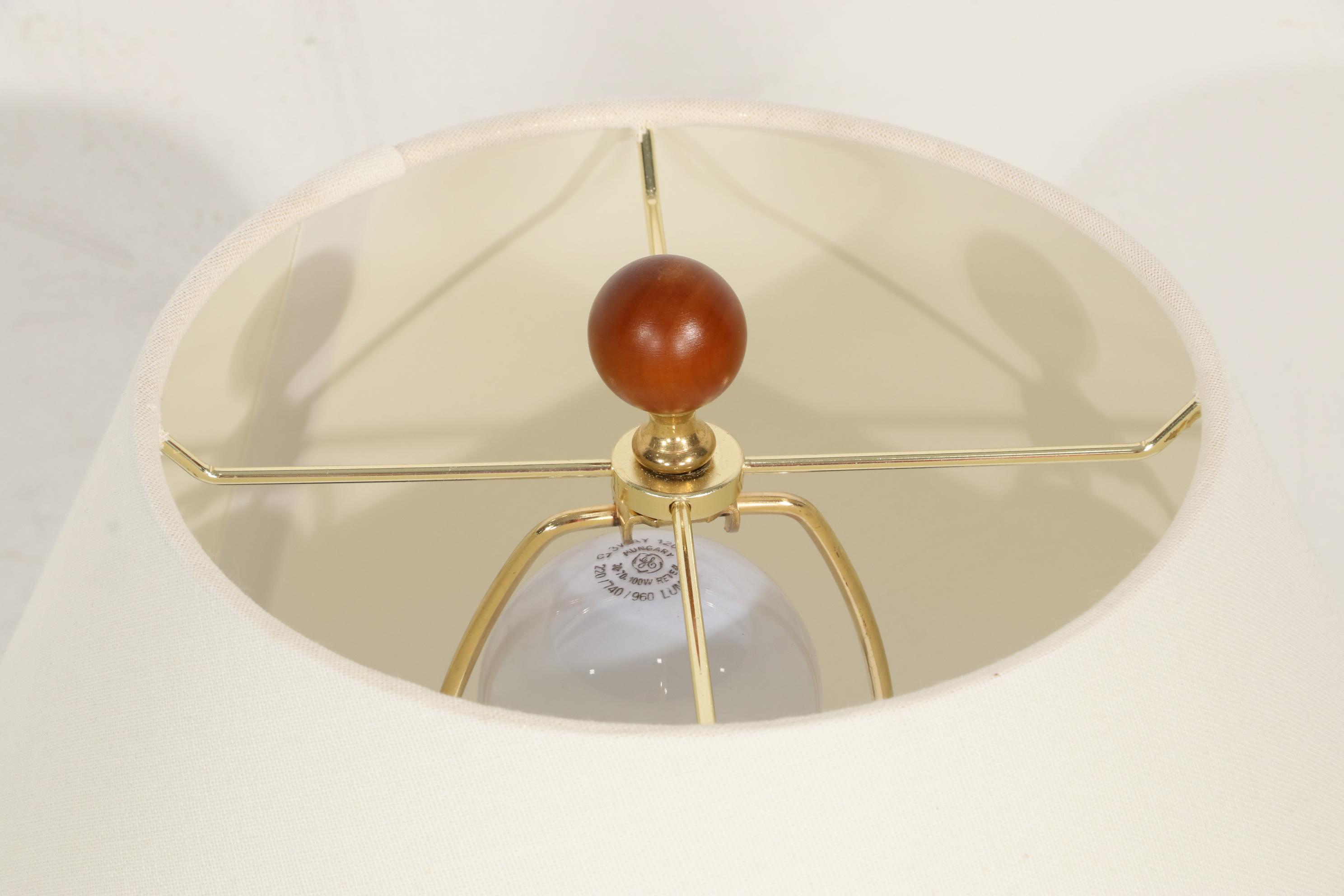 LAUREN Ralph Lauren Melon Jar Table Lamps with Greek Key Mosaic Shell Mirror