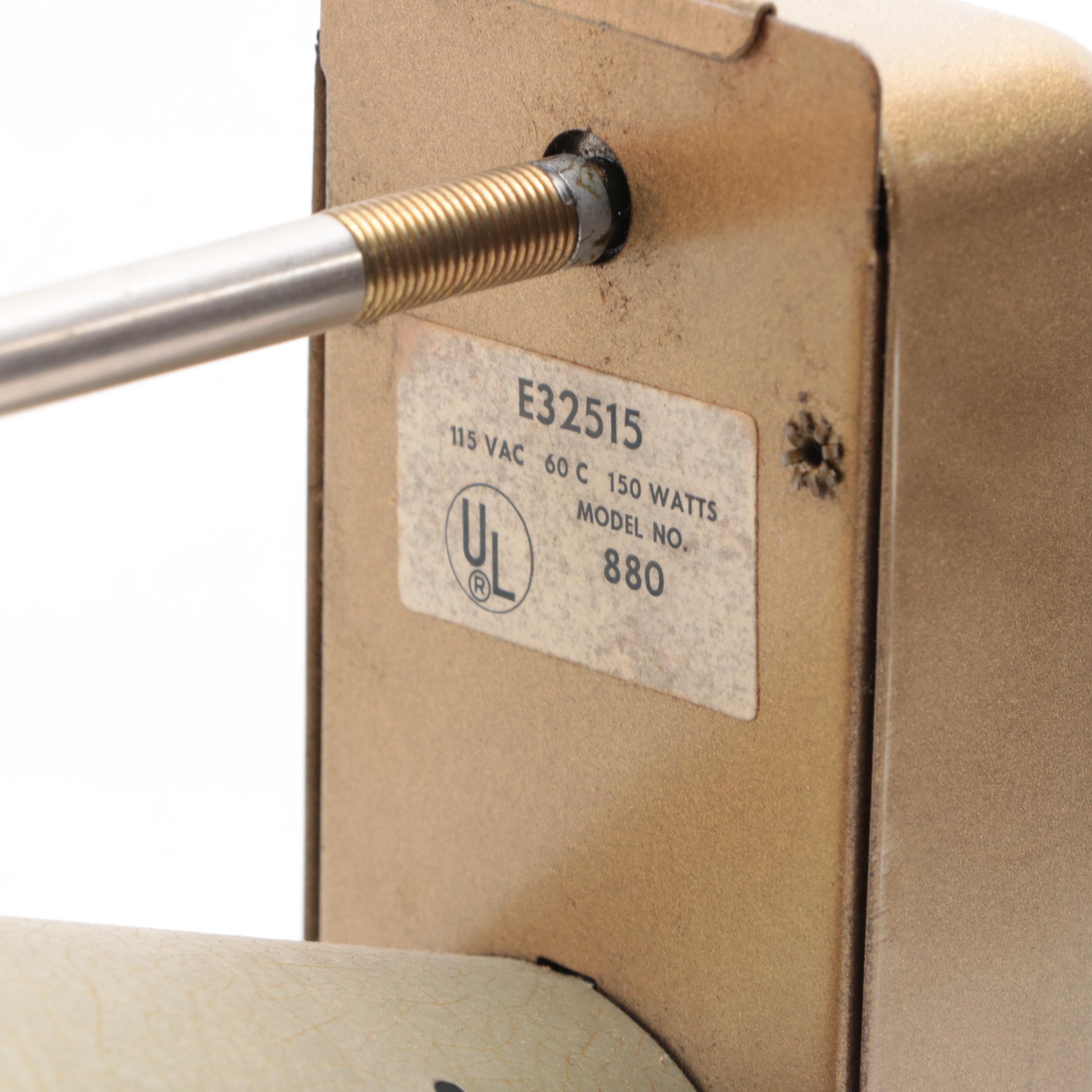 Spartus Rotating Color Wheel Lamp, Mid-20th Century