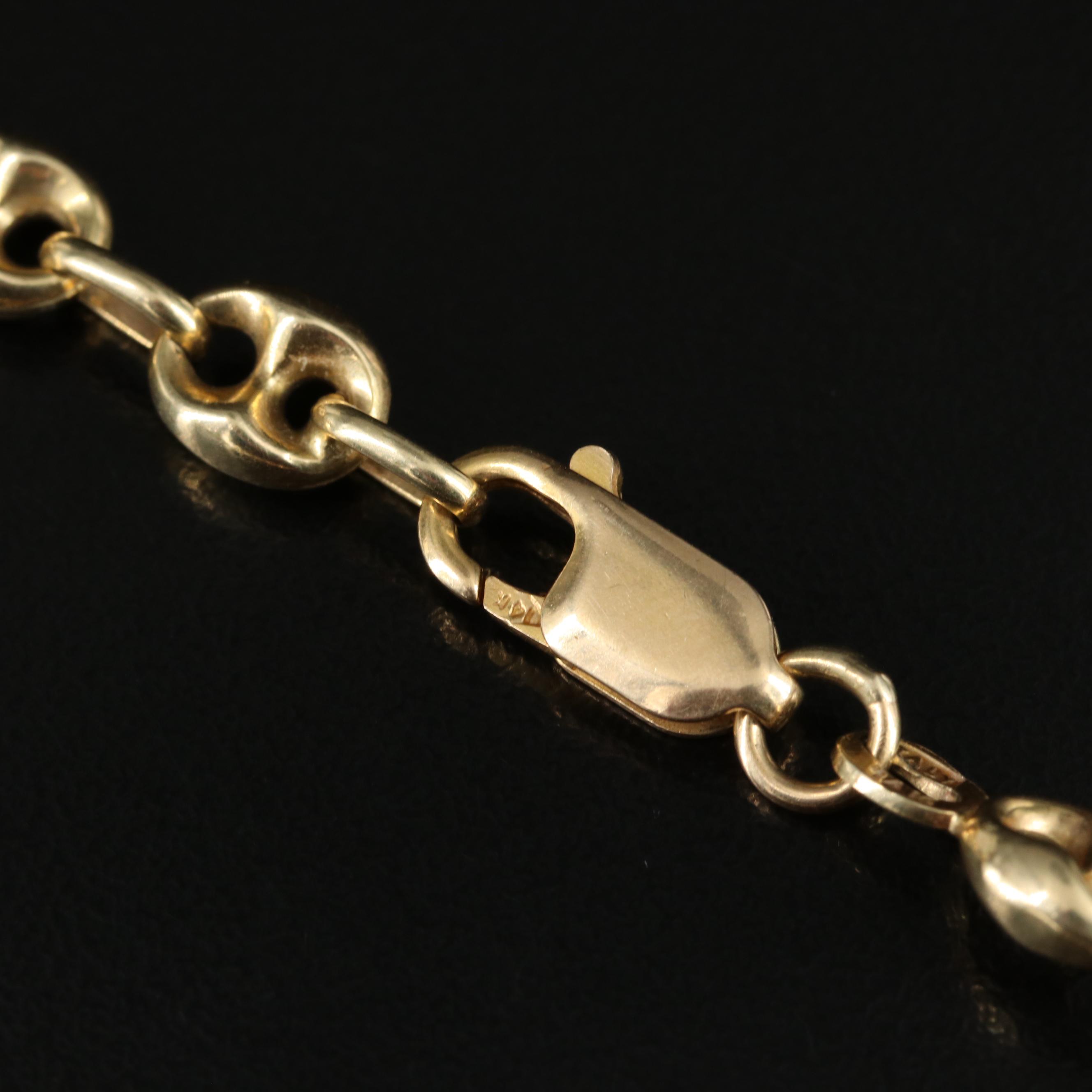 14K Necklace with 1915-S Indian $5 Gold Coin