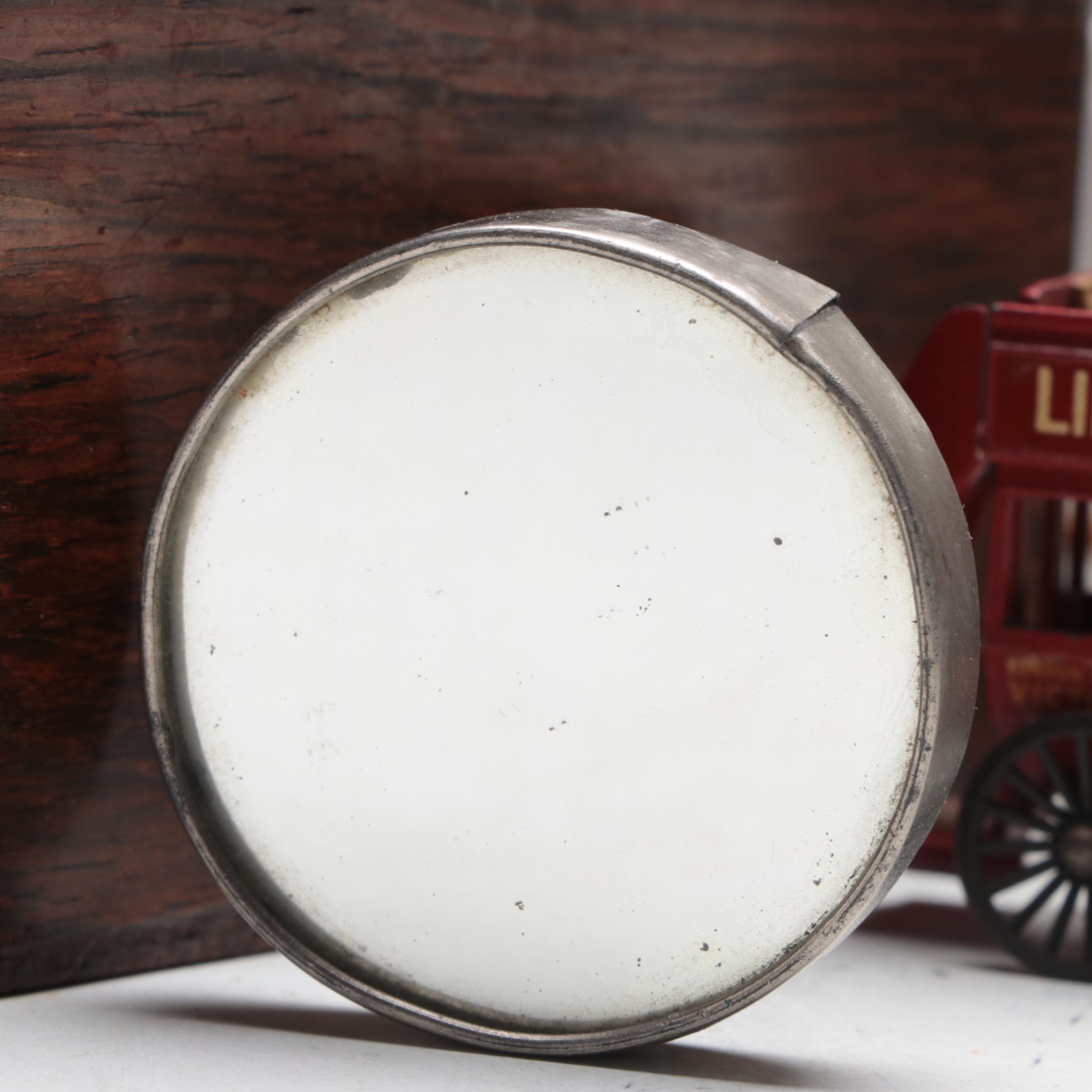 Victorian Tea Caddy with Tea Leaf Ironstone Tableware and Other Decor