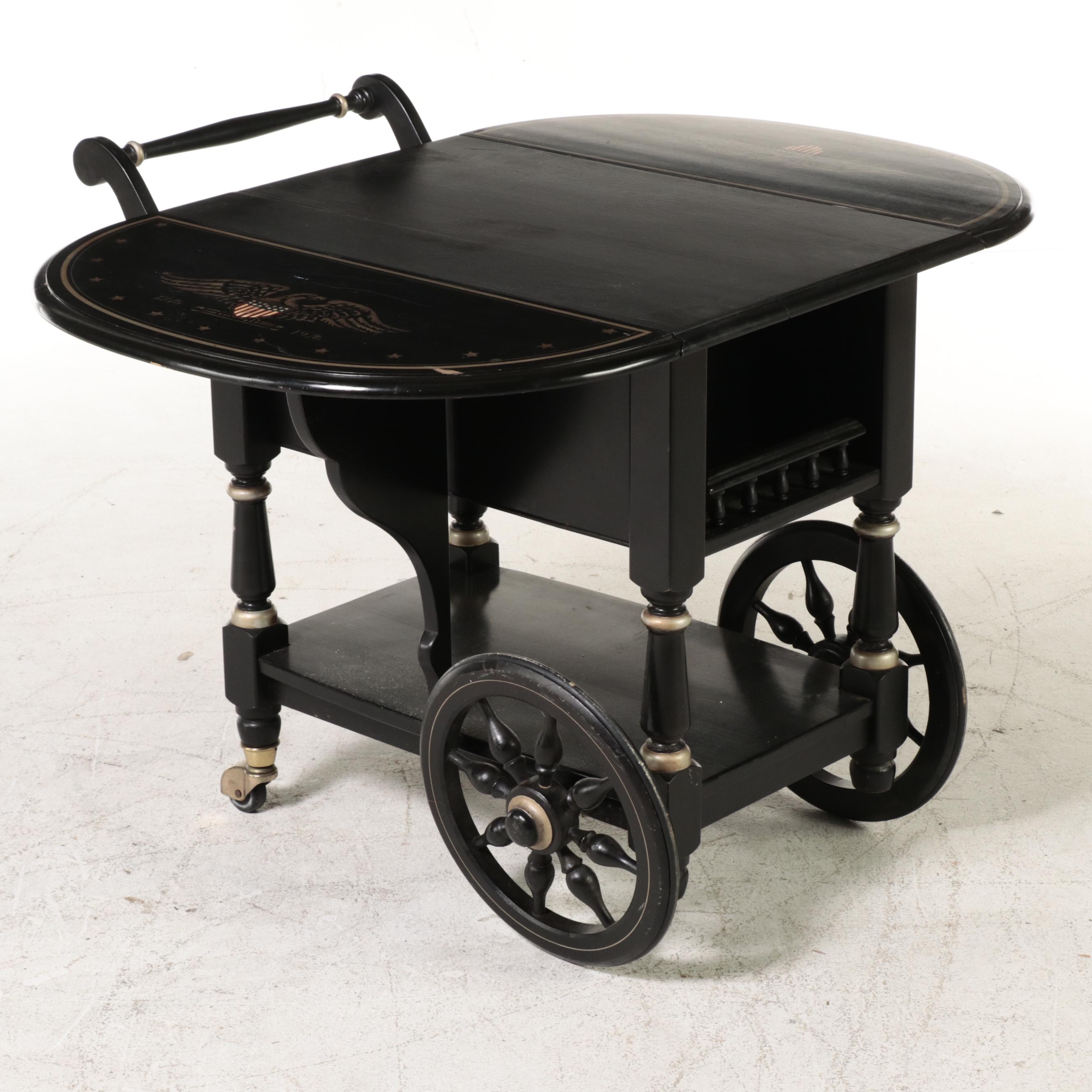 Heywood-Wakefield "Constitution Eagle" Tea Wagon, Limited Edition 434/850