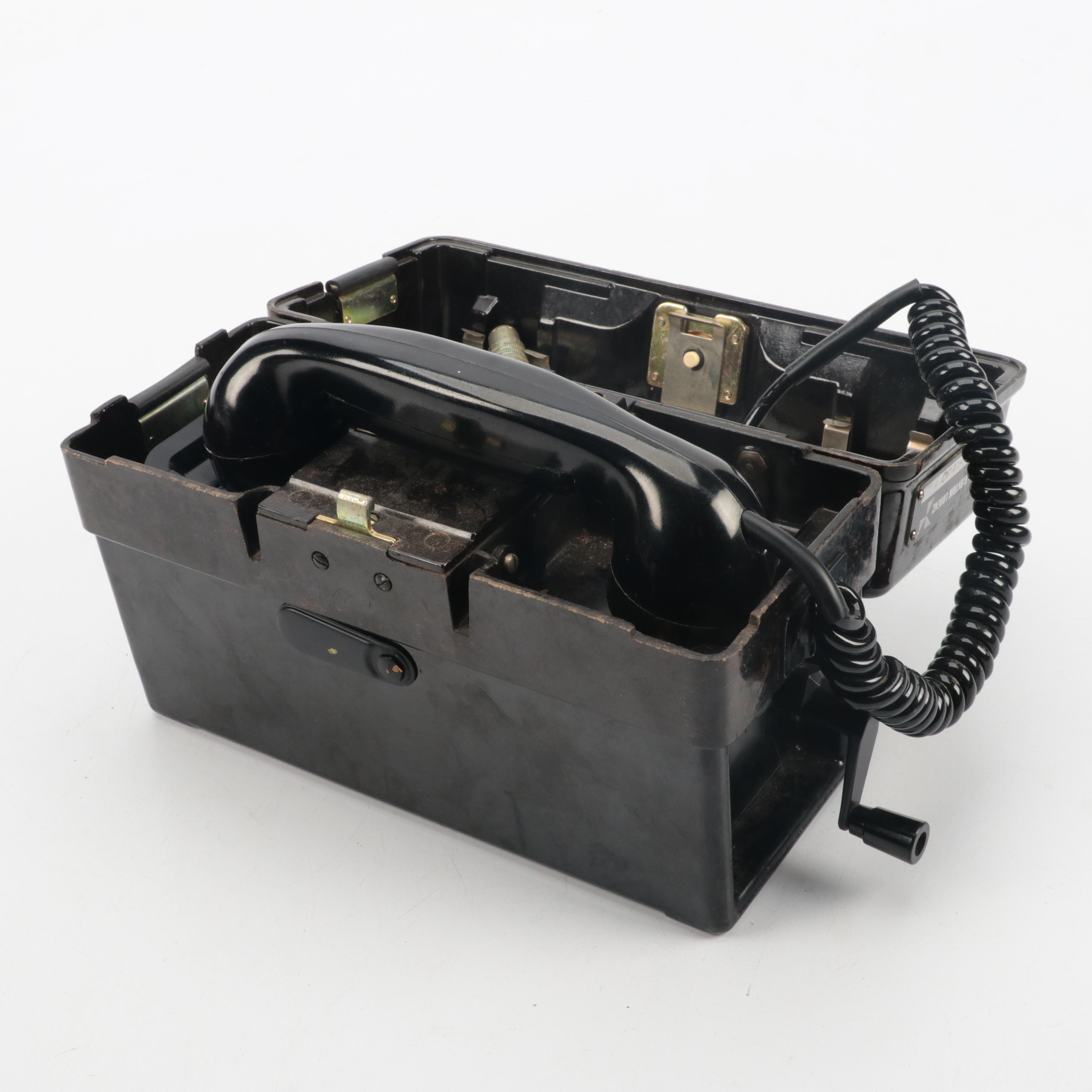 Standard Elektrik Lorenz HandCrank Military Field Telephone, 1966 EBTH