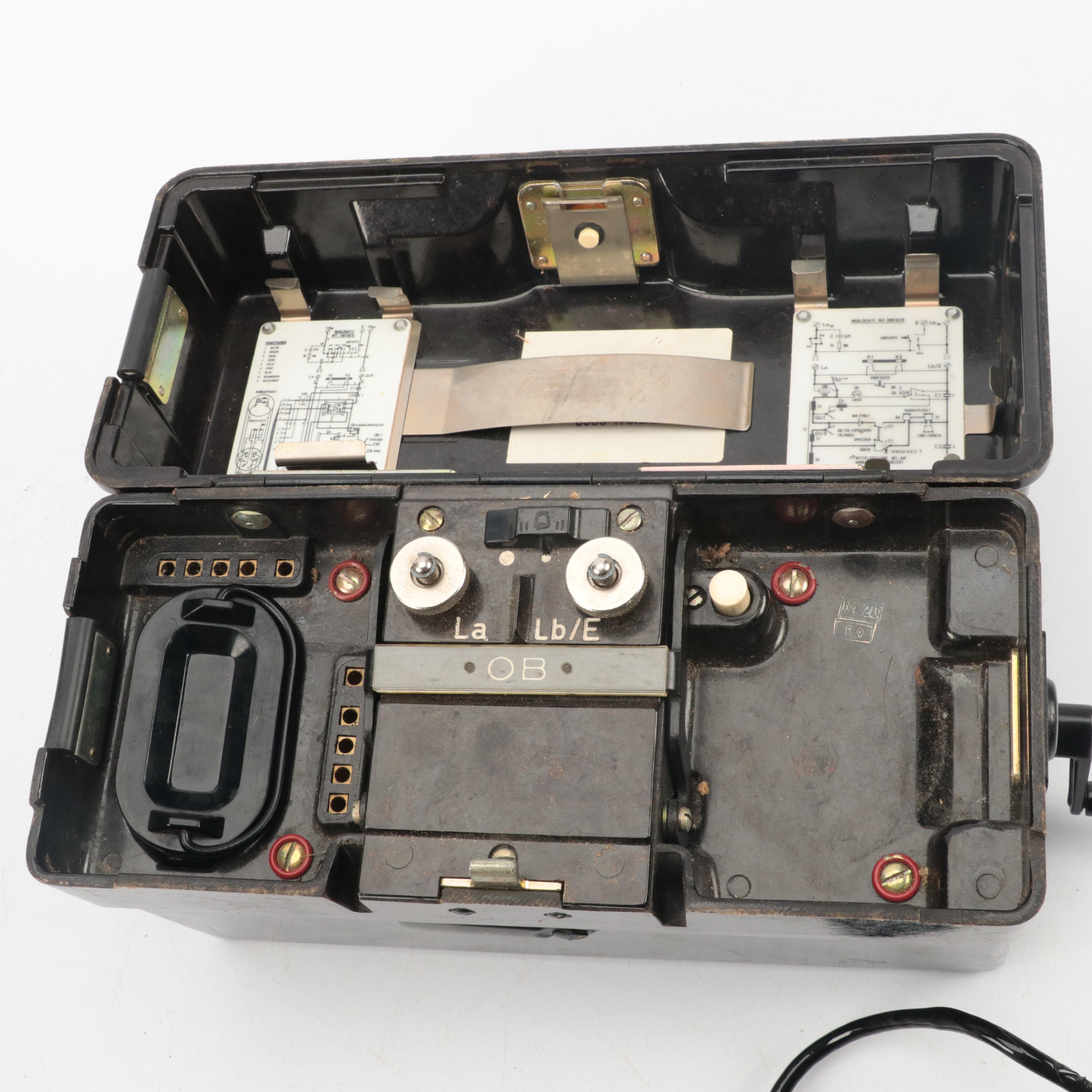 Standard Elektrik Lorenz HandCrank Military Field Telephone, 1966 EBTH