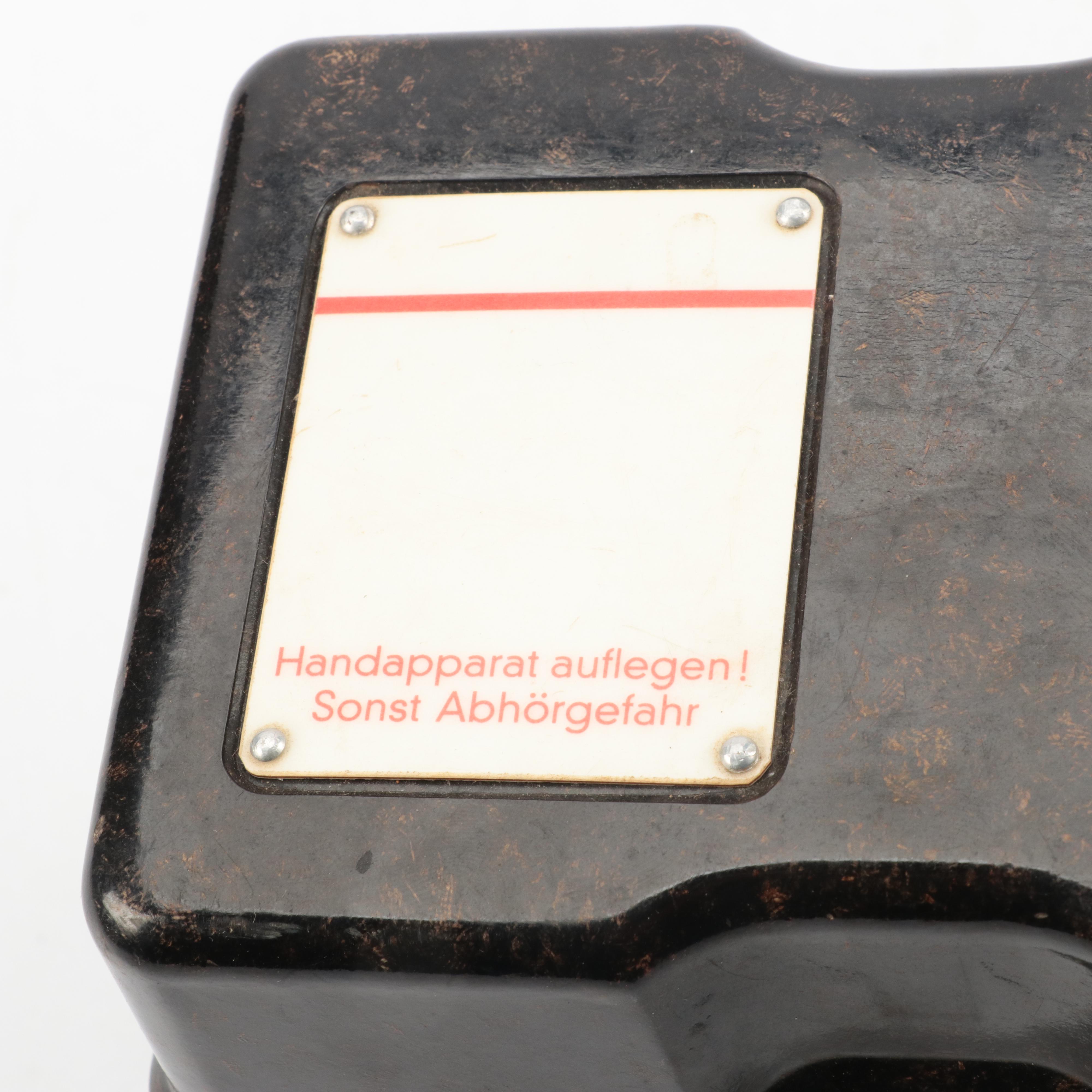 Standard Elektrik Lorenz HandCrank Military Field Telephone, 1966 EBTH