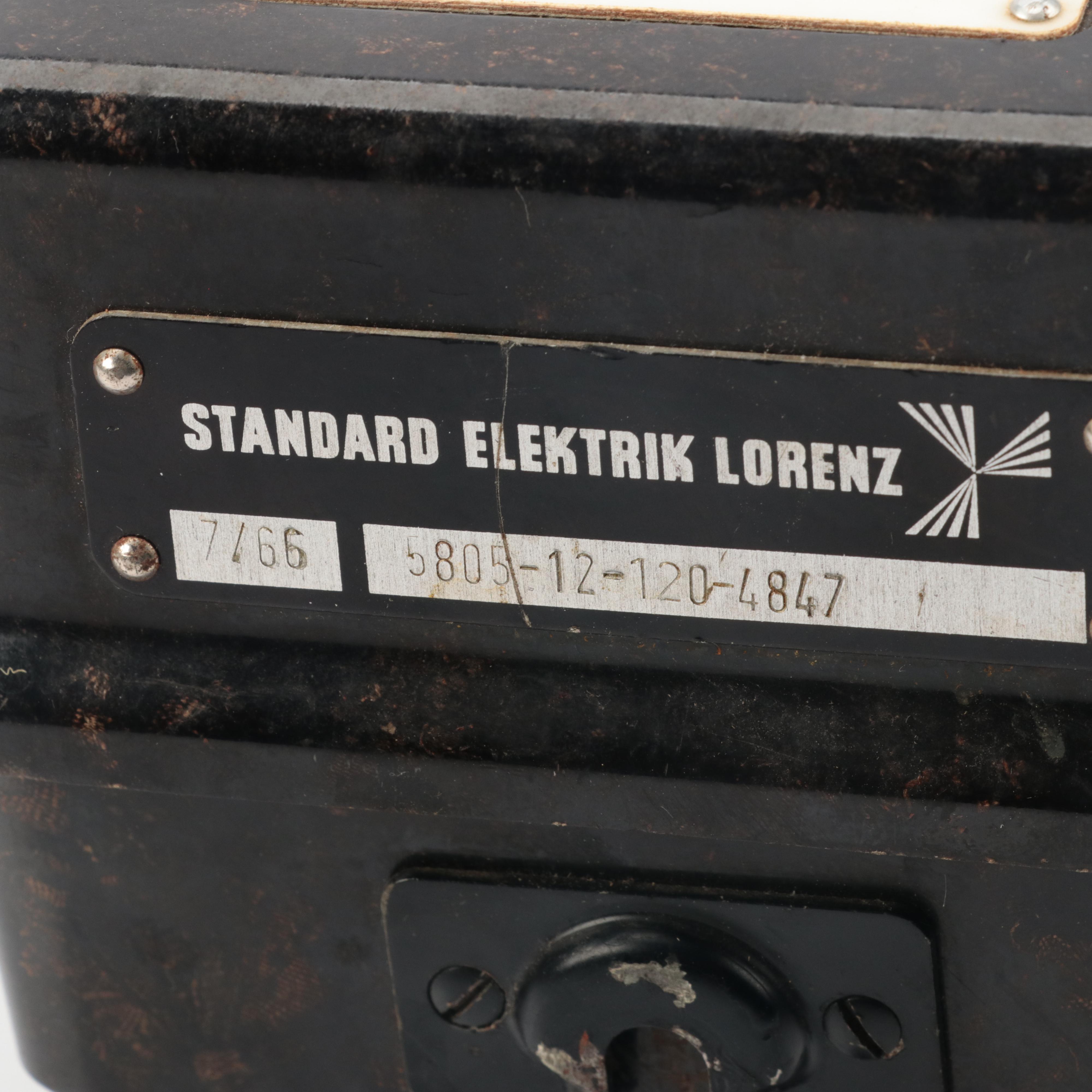 Standard Elektrik Lorenz HandCrank Military Field Telephone, 1966 EBTH